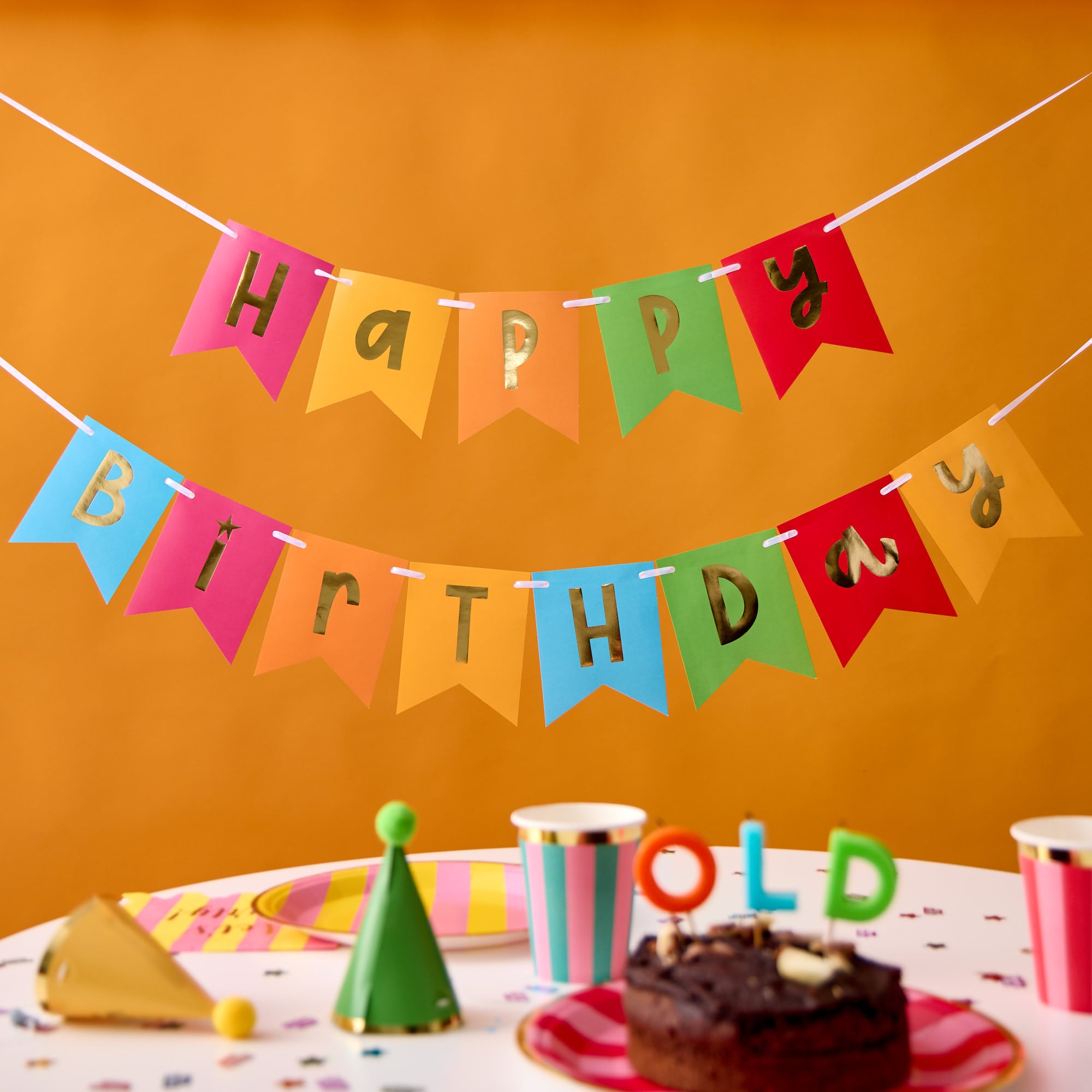 Brights Happy Birthday Bunting 