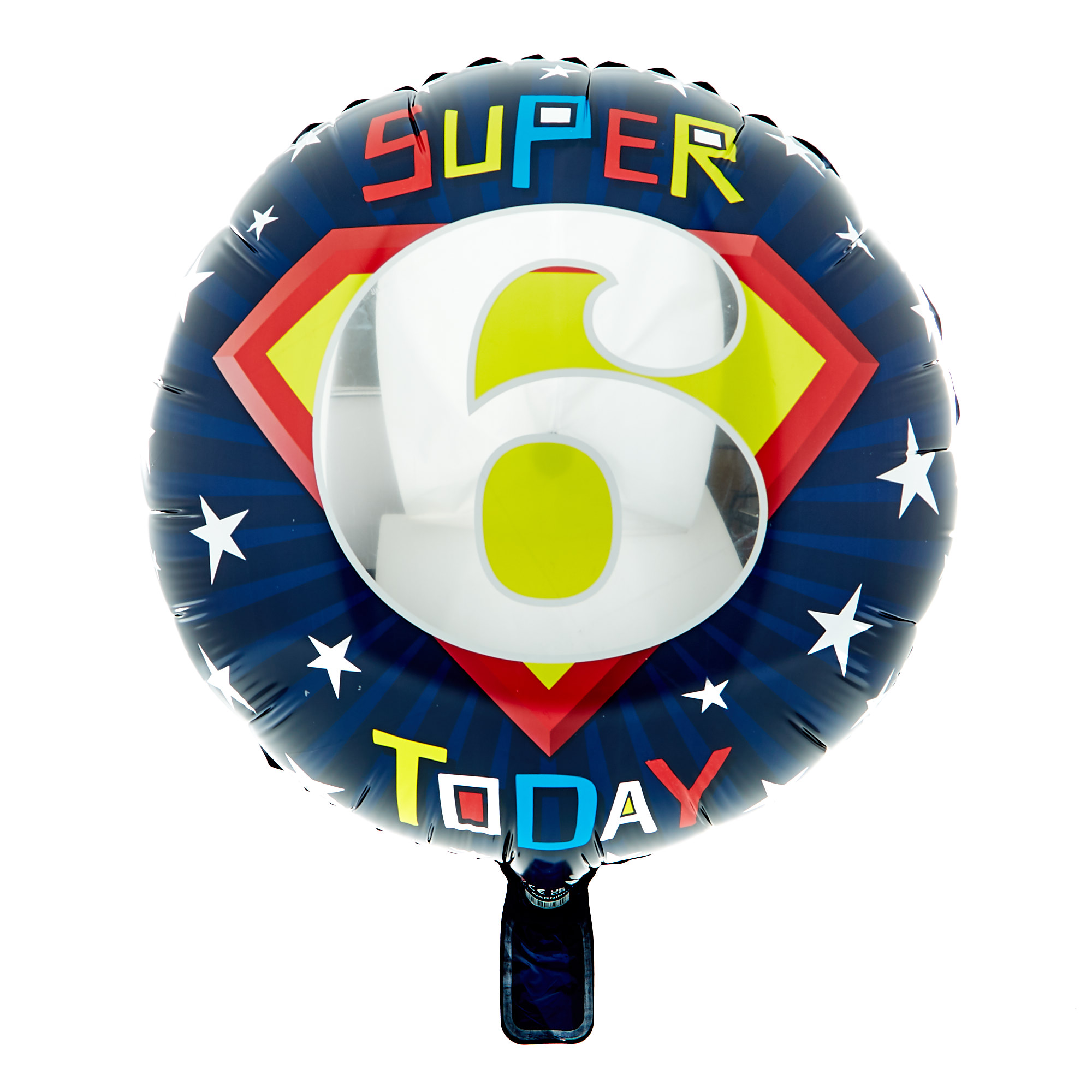 18-Inch Super 6 Today Foil Helium Balloon
