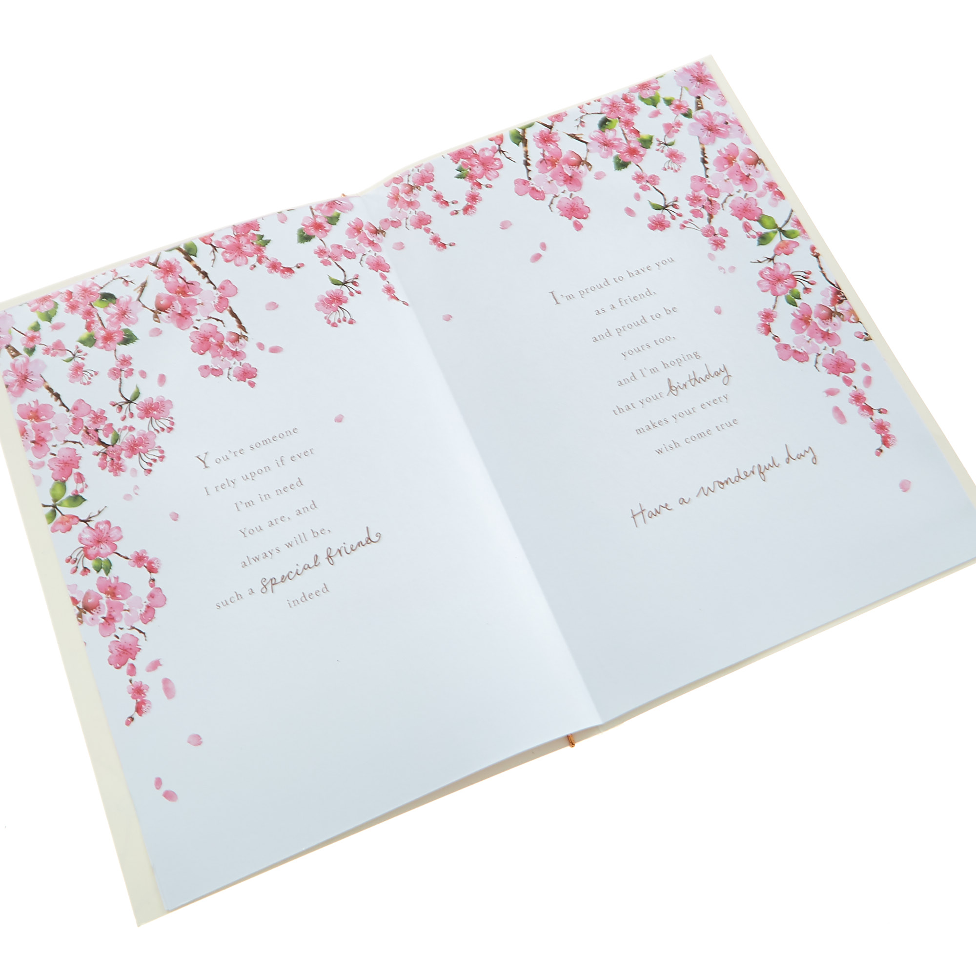 Birthday Card - Special Friend Cherry Blossom