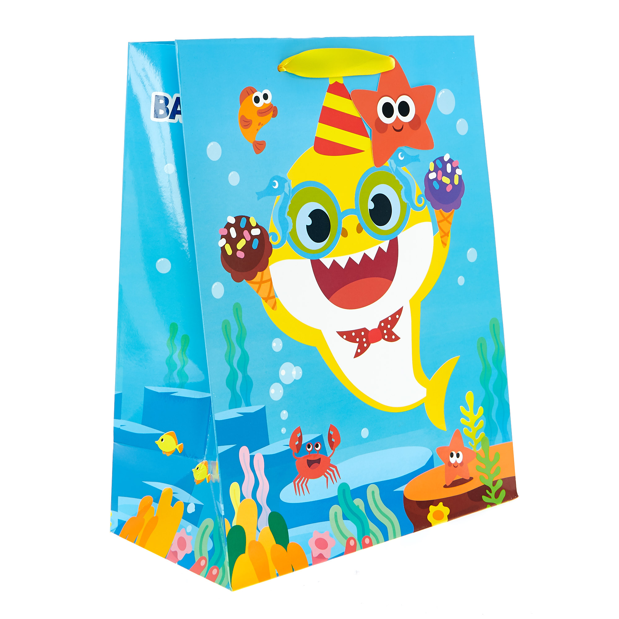 Large Portrait Gift Bag - Baby Shark