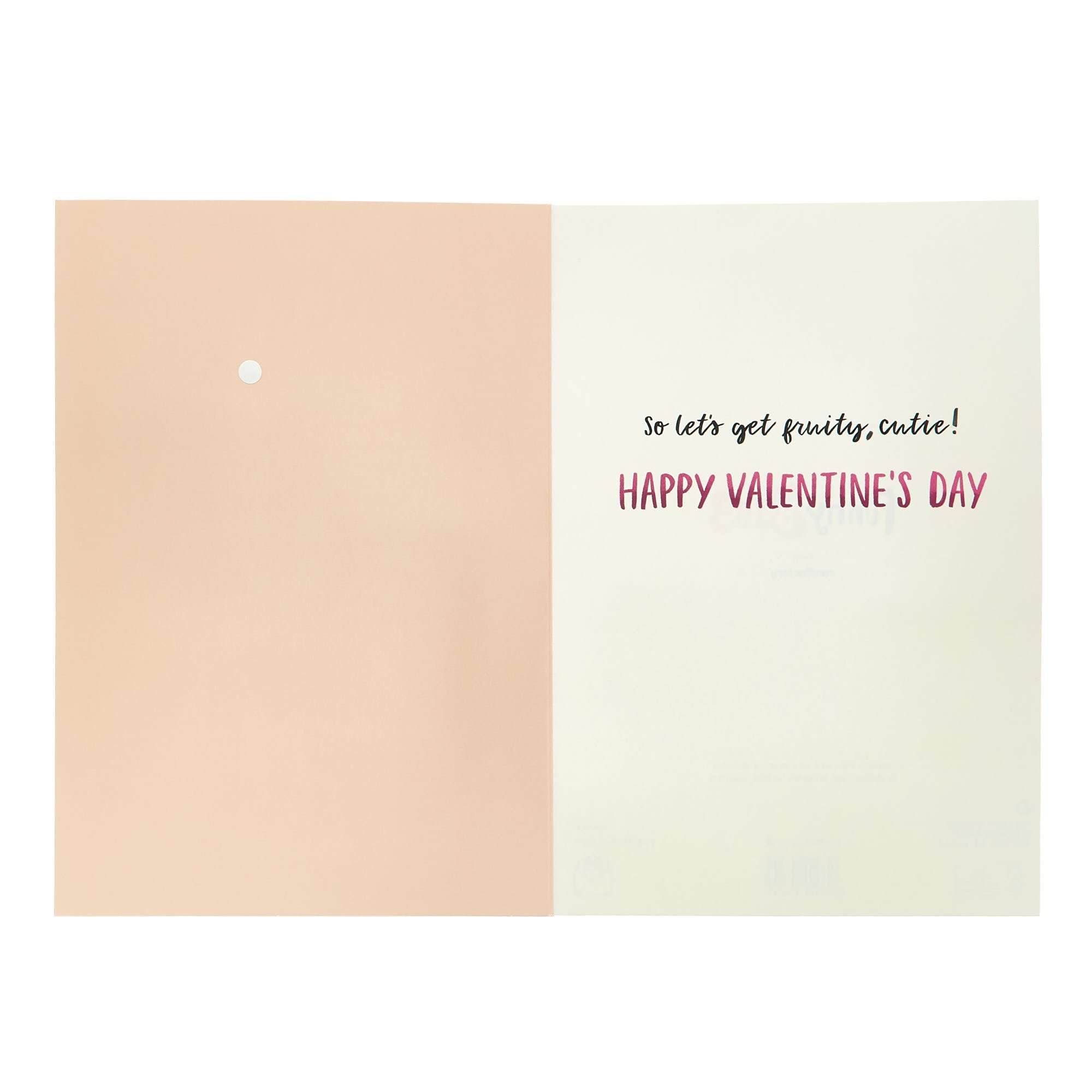 Valentine's Day Card - FiancÃ©e Perfect Pear