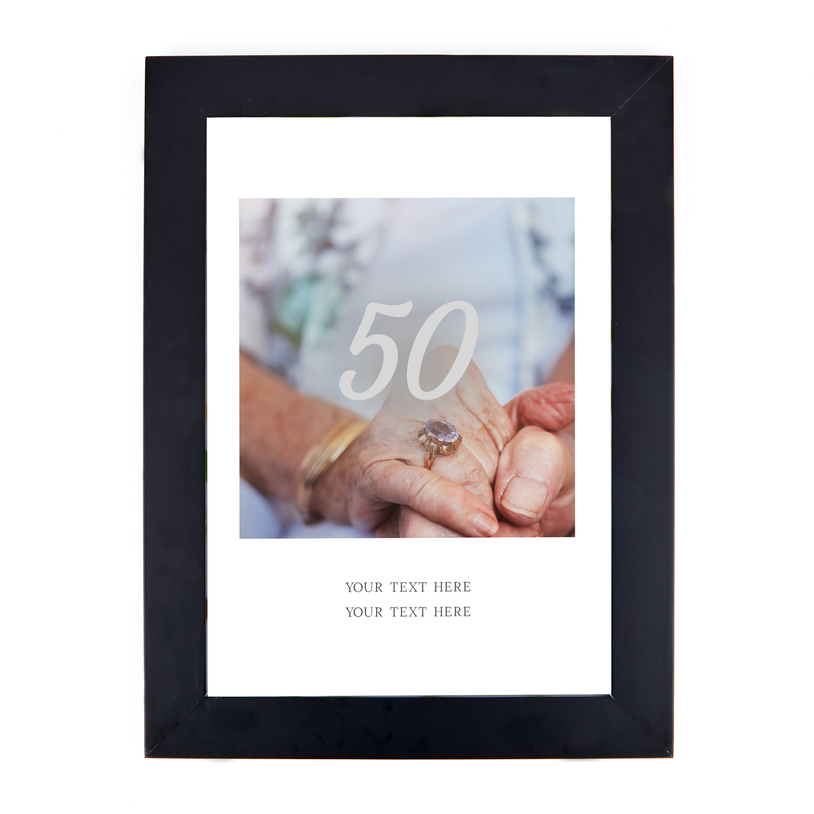 Personalised Photo Print - Anniversary Years With Message