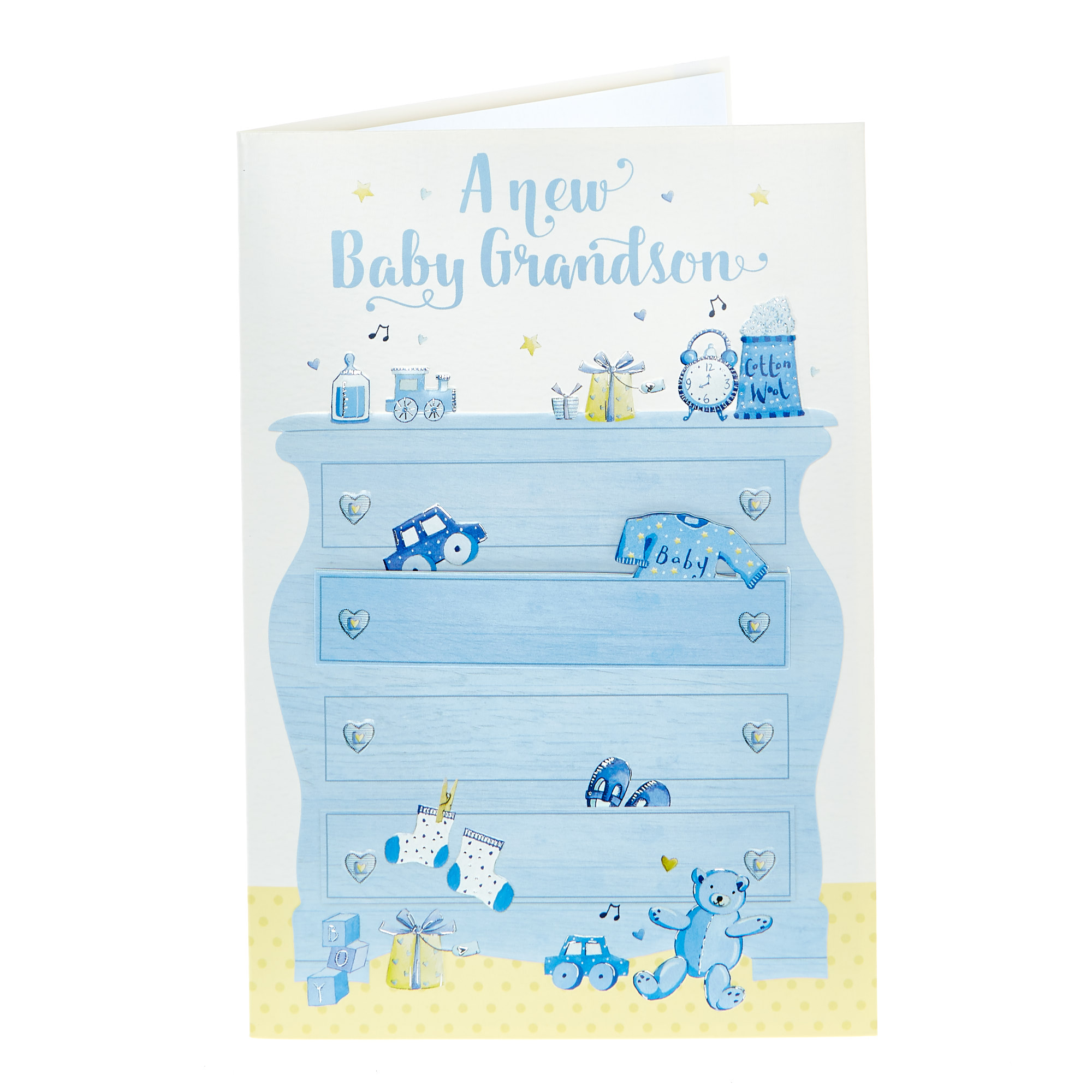 New Baby Card - New Grandson
