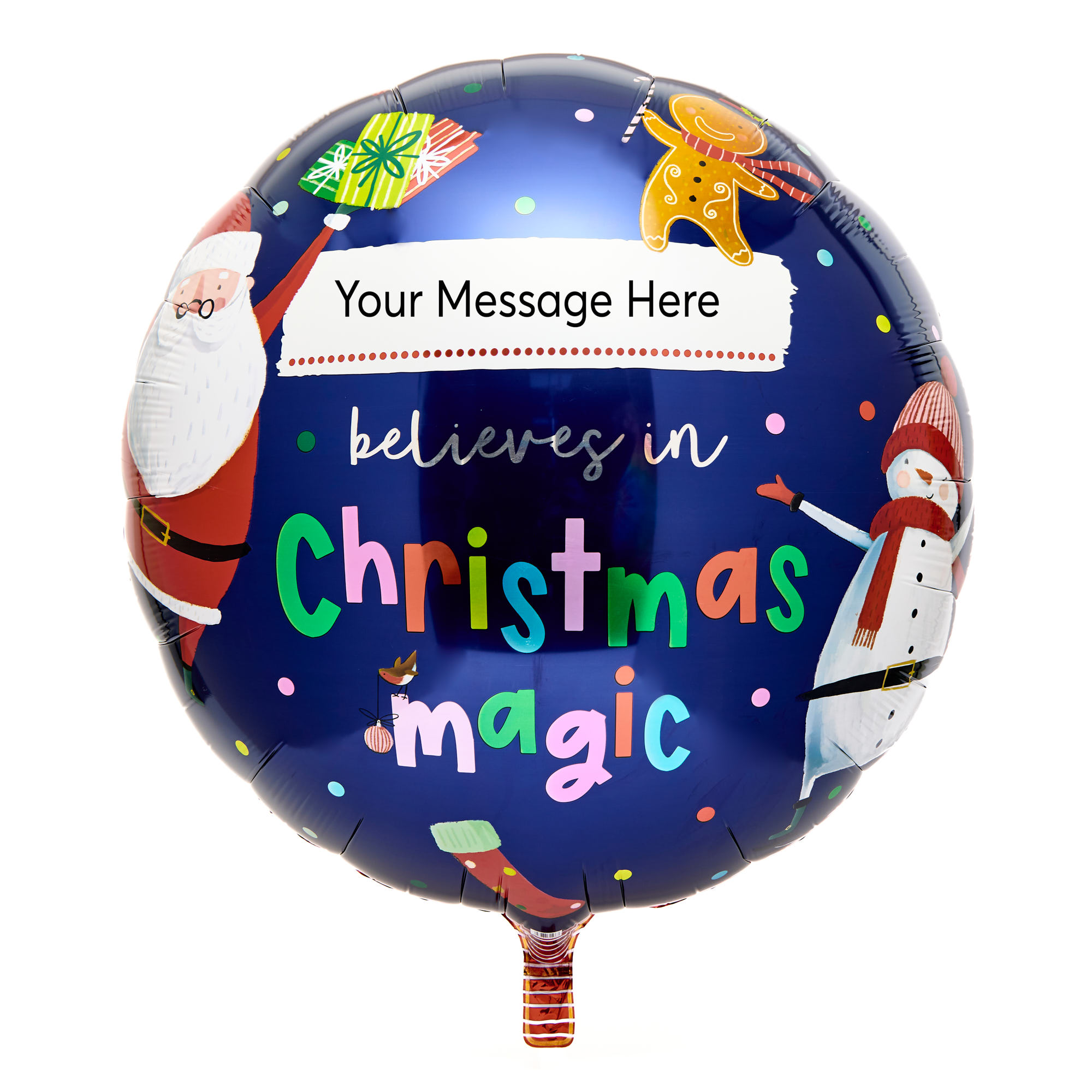 Believes In Christmas Magic 31-Inch Write-On Foil Helium Balloon
