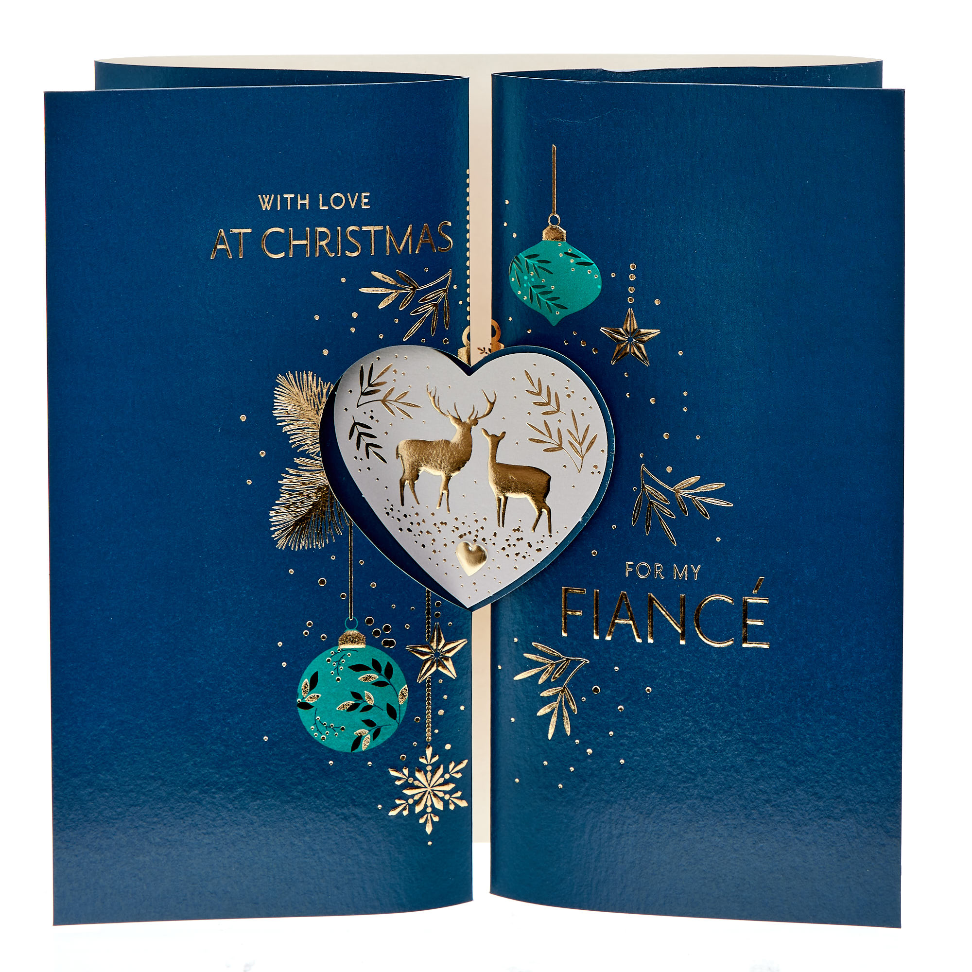 For My Fiance Premium Boxed Christmas Card