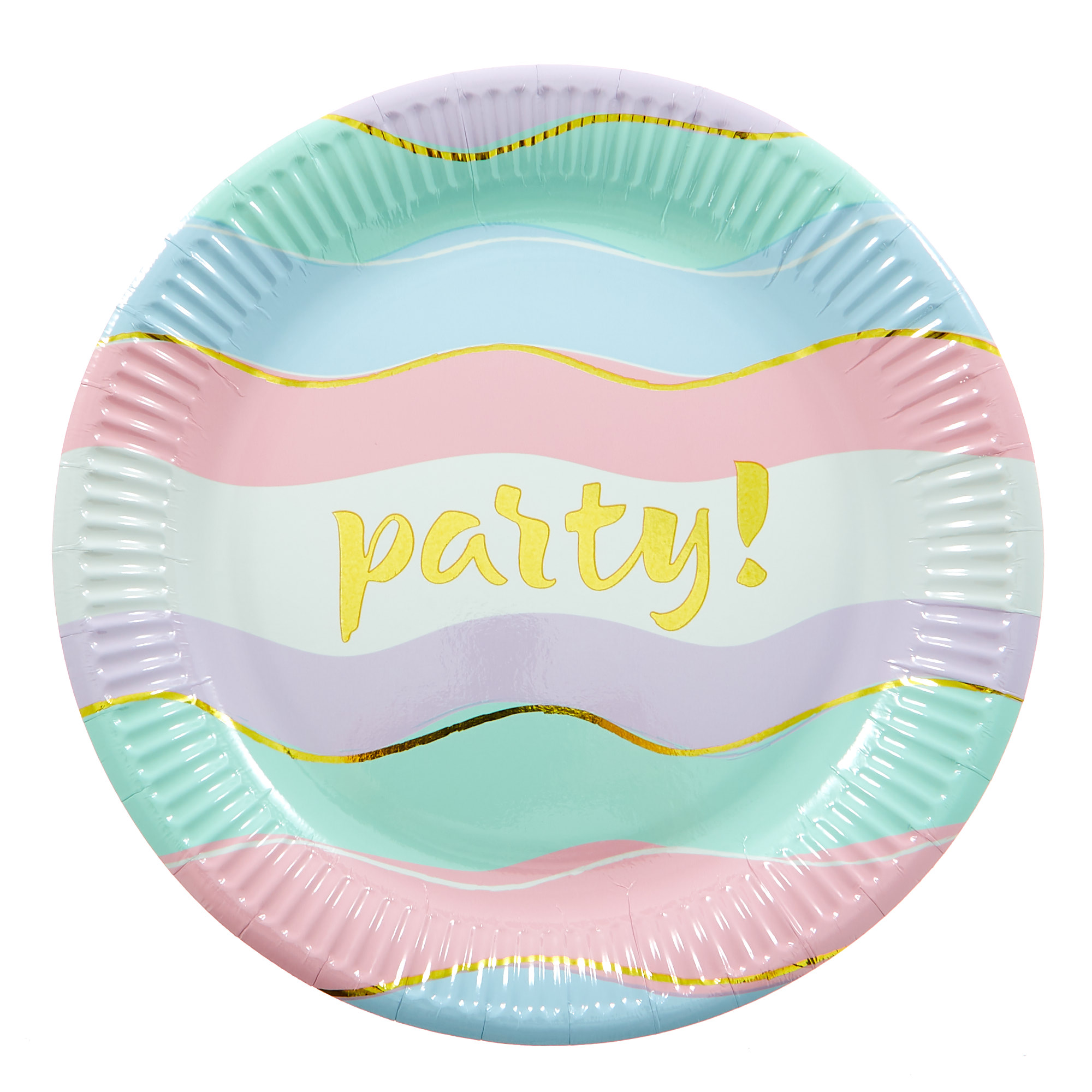 Pastel Party Tableware & Decorations Bundle - 16 Guests