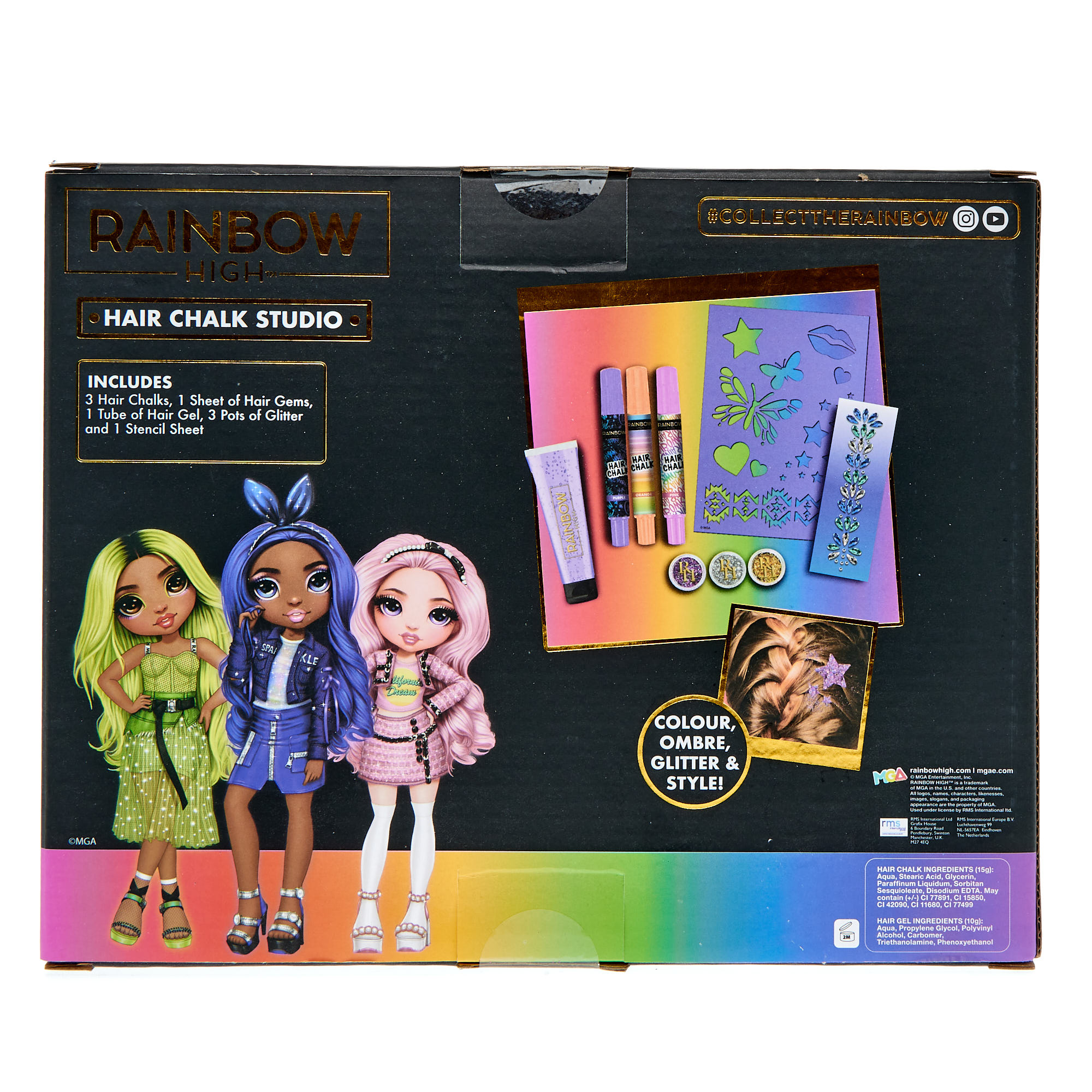 Rainbow High Hair Chalk Studio