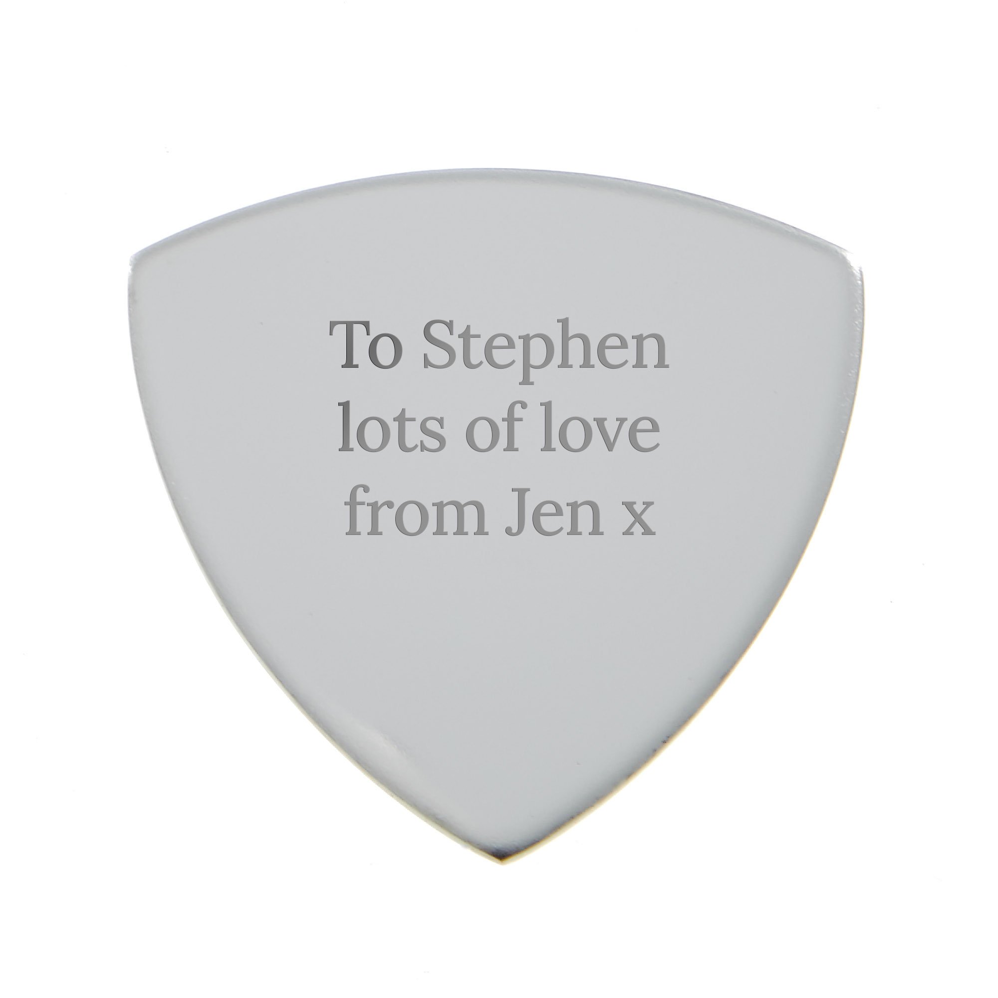 Personalised Engraved Guitar Plectrum