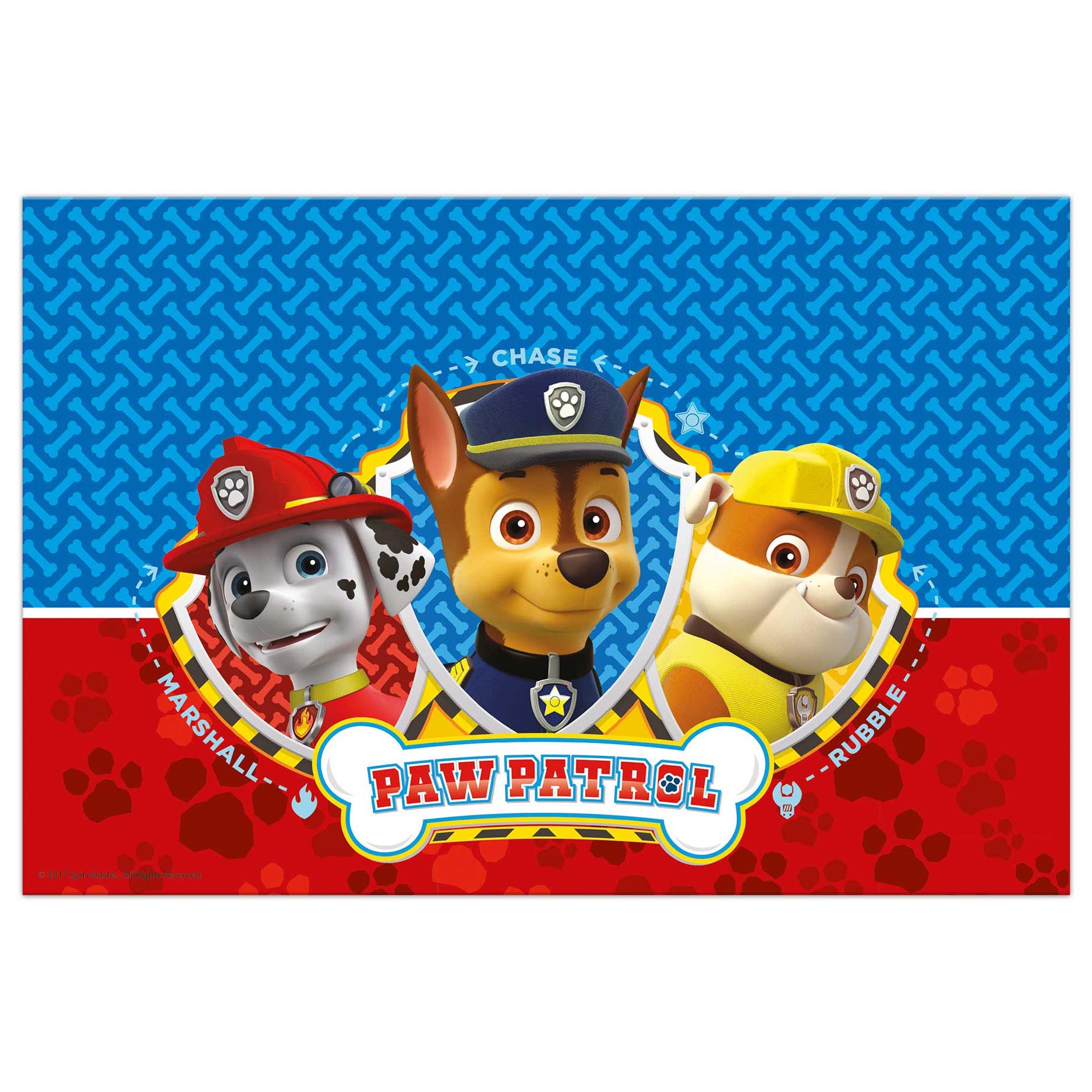 Paw Patrol Ready for Action Party Tableware & Decorations Bundle - 16 Guests