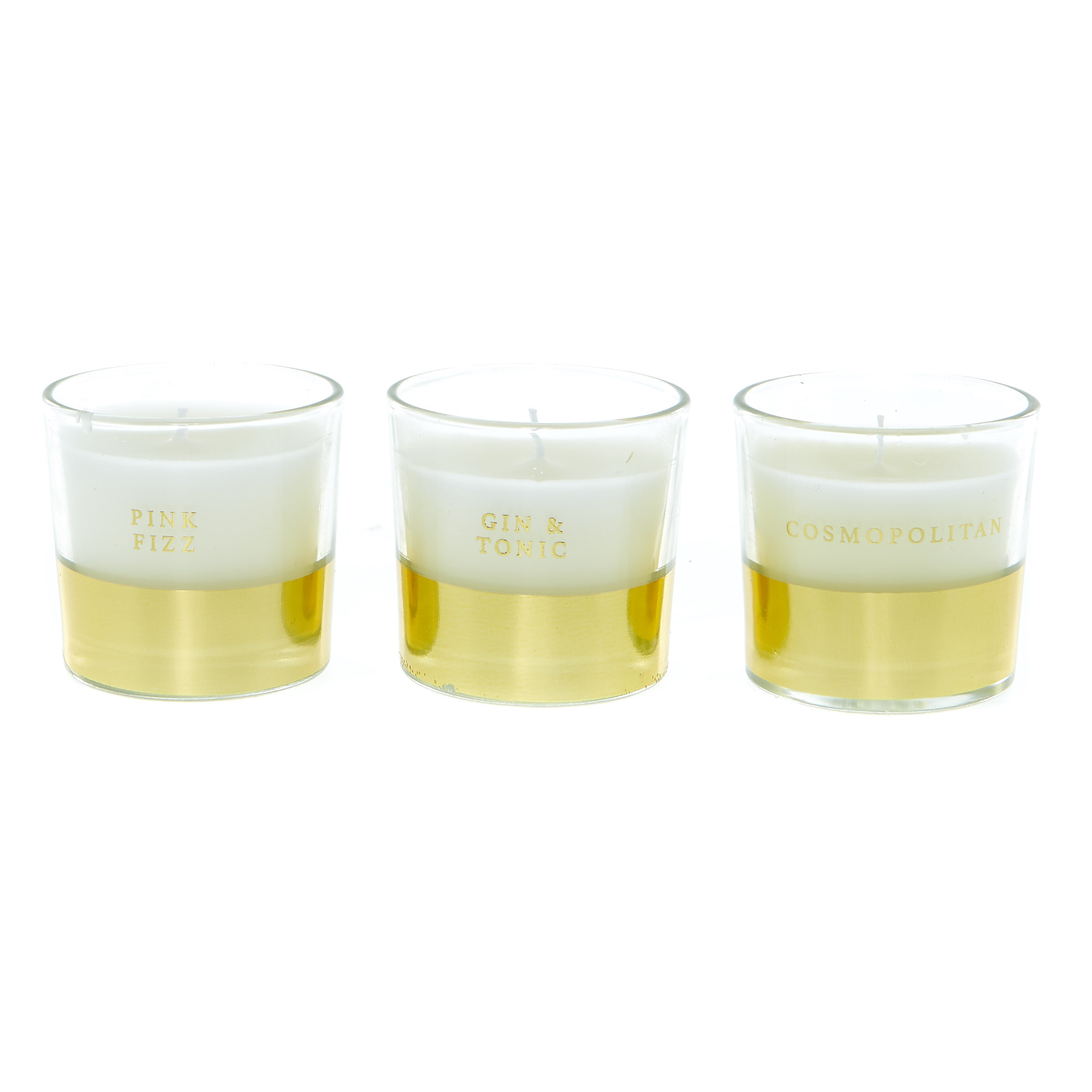 Hello Happy Hour! Set Of 3 Mini Cocktail Scented Candles