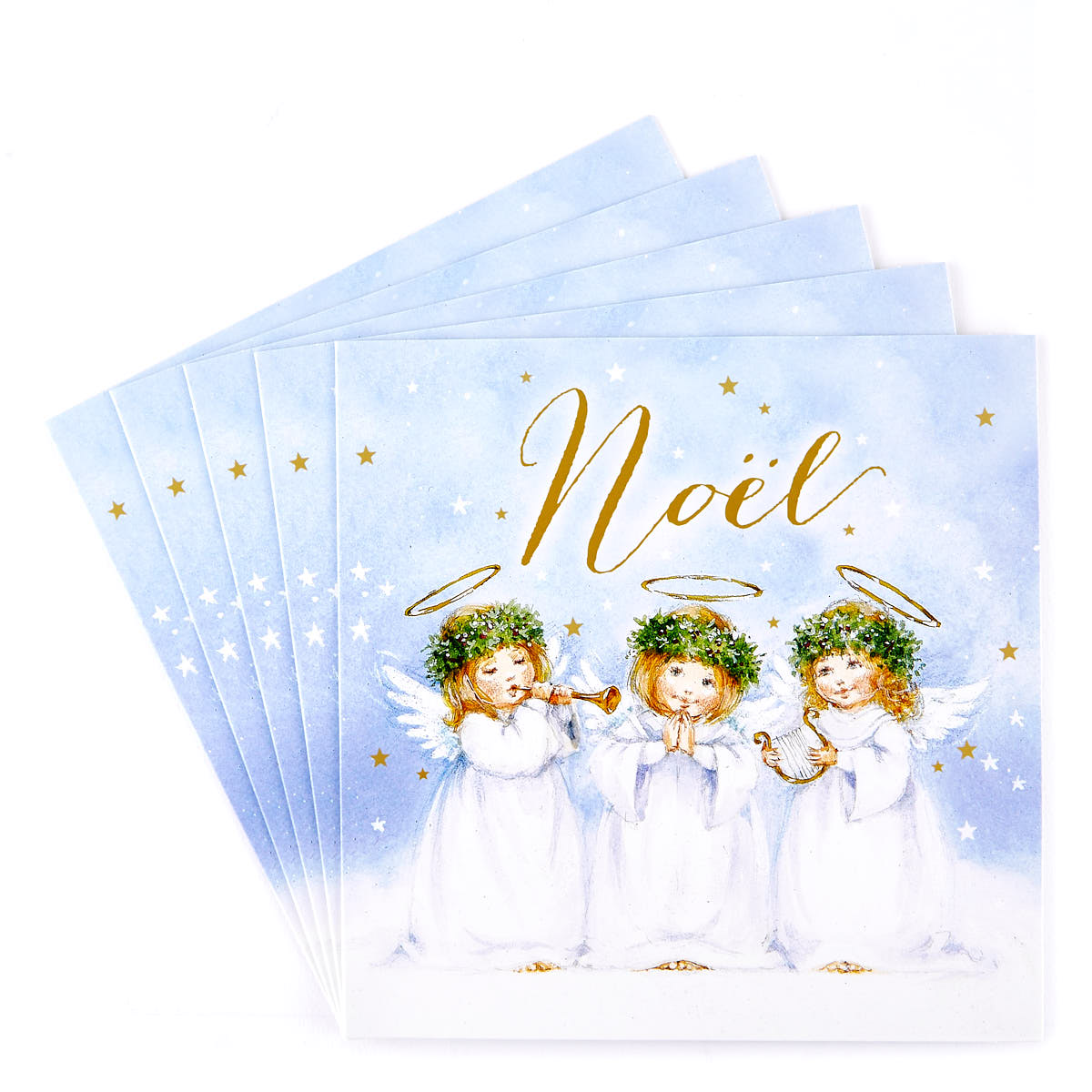 Charity Christmas Cards - Angel Choir Pack Of 10