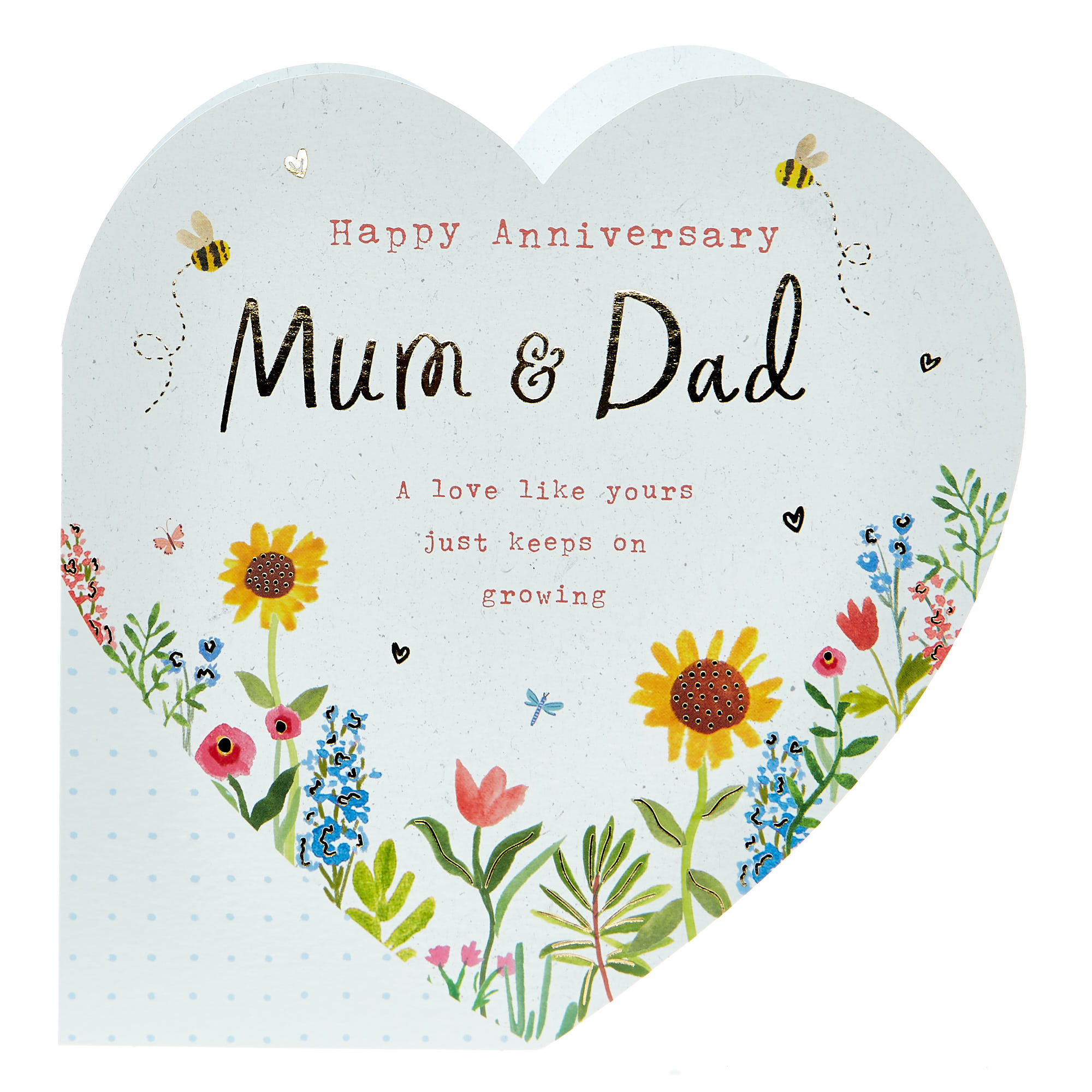 Anniversary Card - Mum & Dad A Love Like Yours...