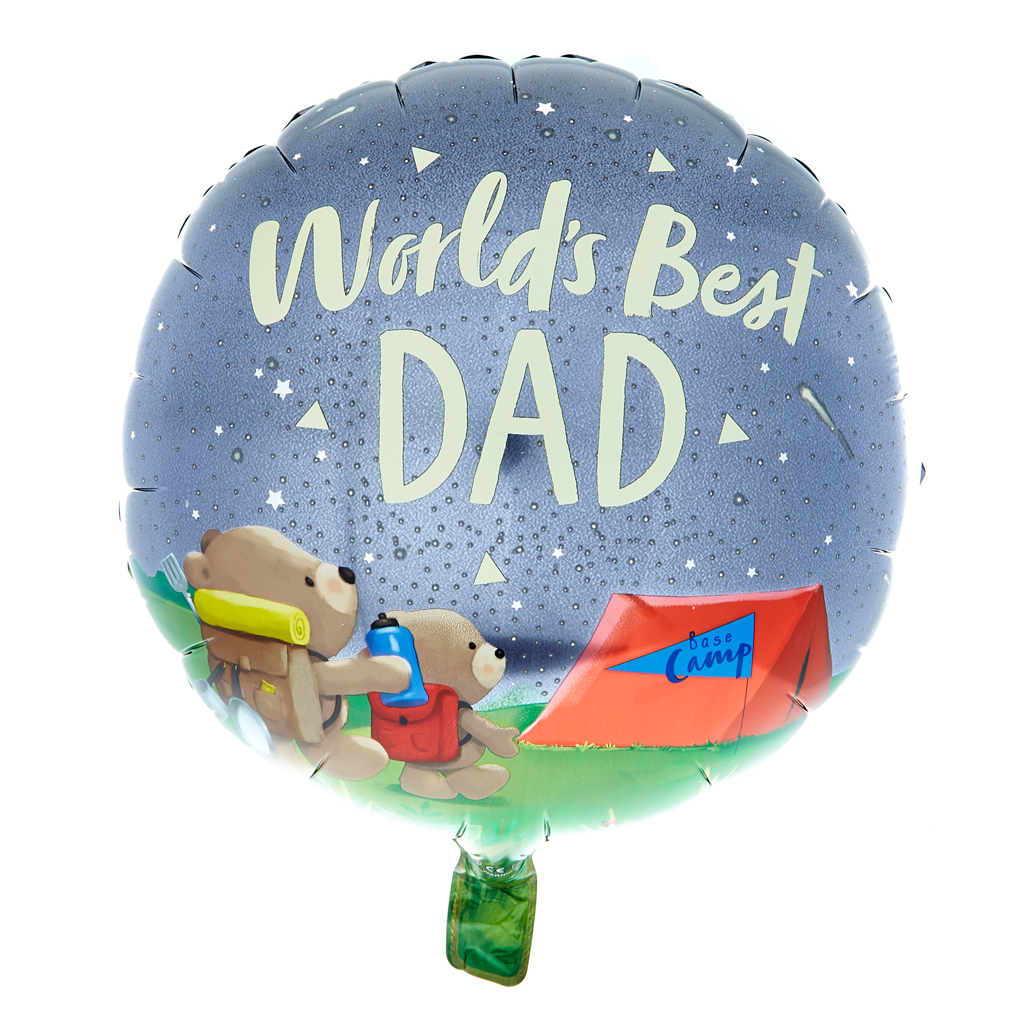 Hugs World's Best Dad 18-Inch Foil Helium Balloon