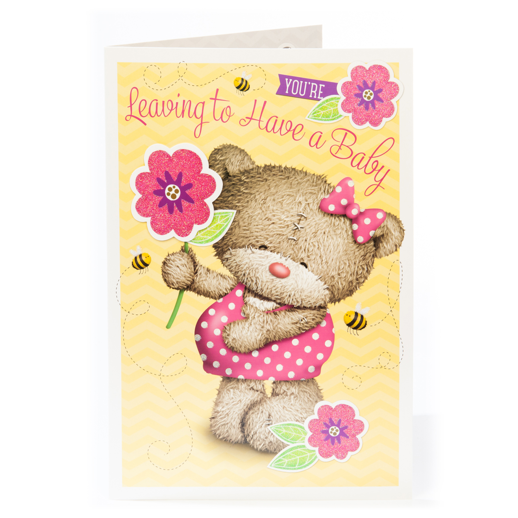 Giant Hugs Bear Leaving Card - Going To Have A Baby 
