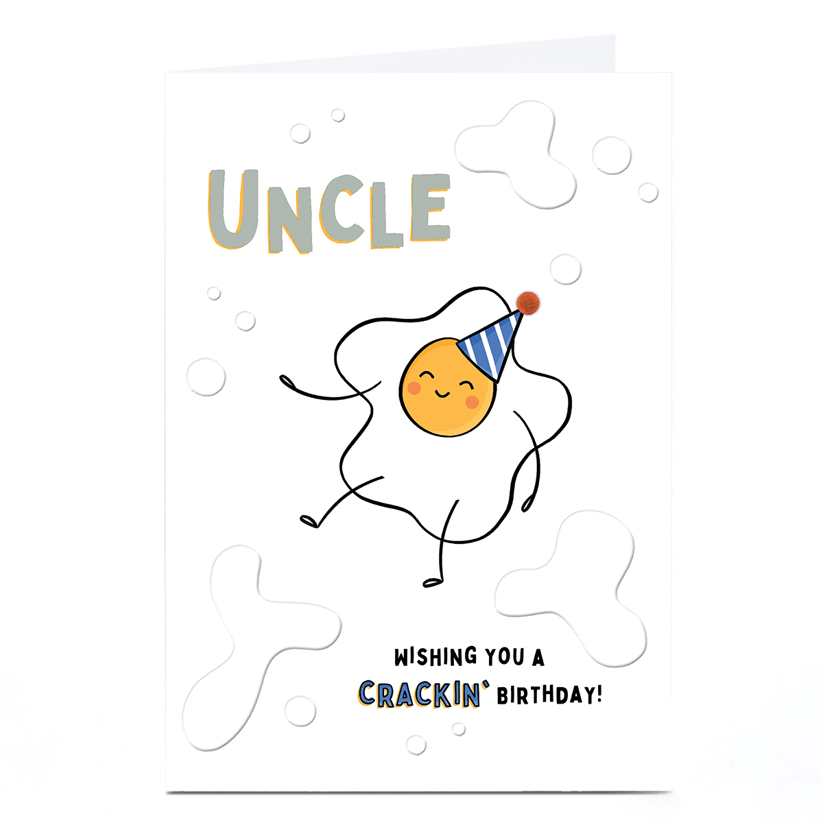 Personalised Birthday Card - Crackin' Birthday, Uncle