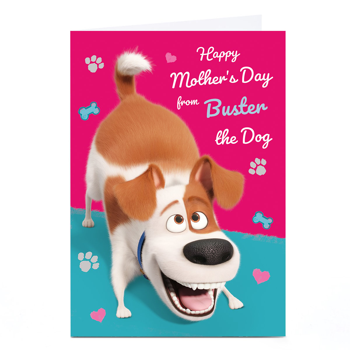 Personalised Pets Mother's Day Card - From The Dog