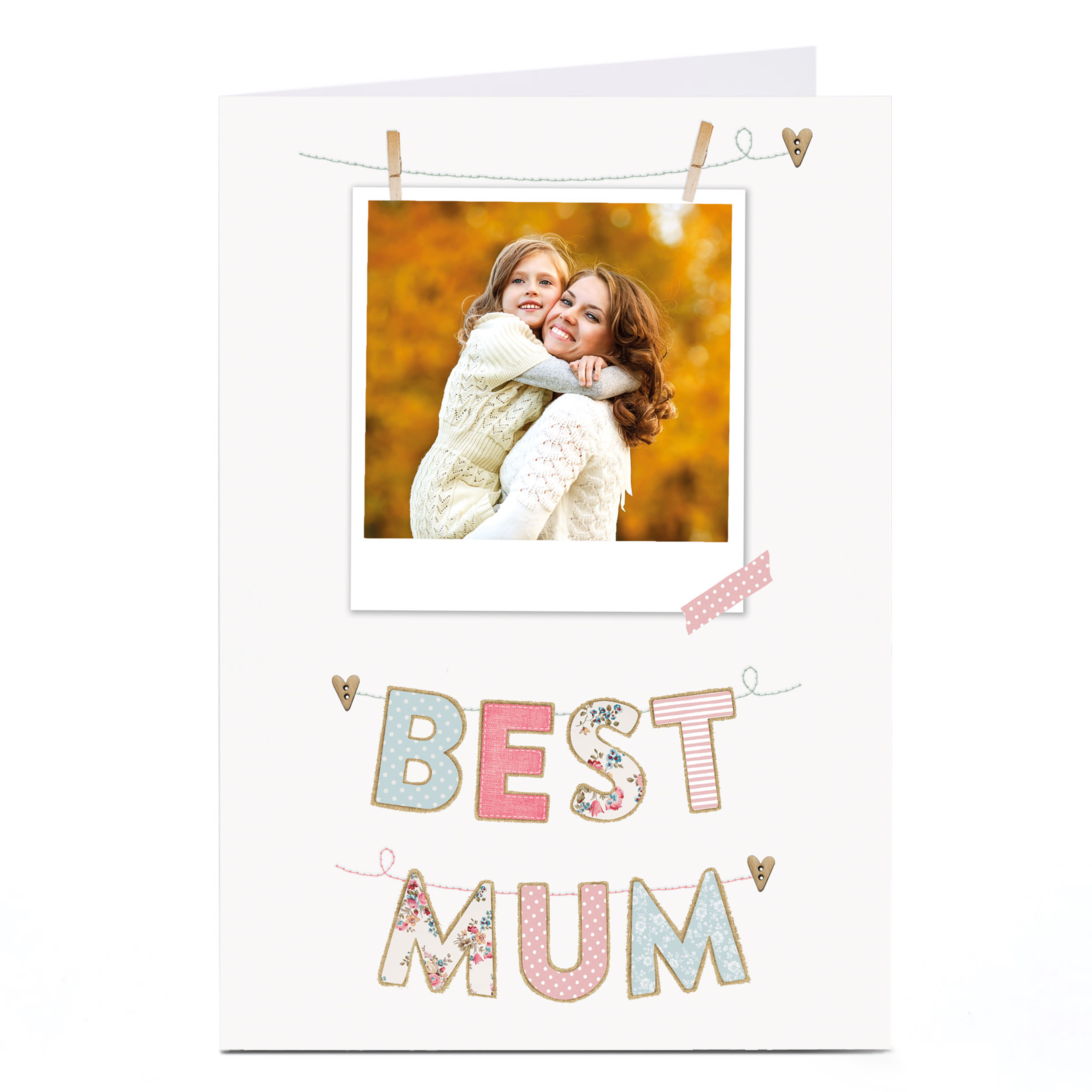 Photo Card - Best Mum, Polaroid