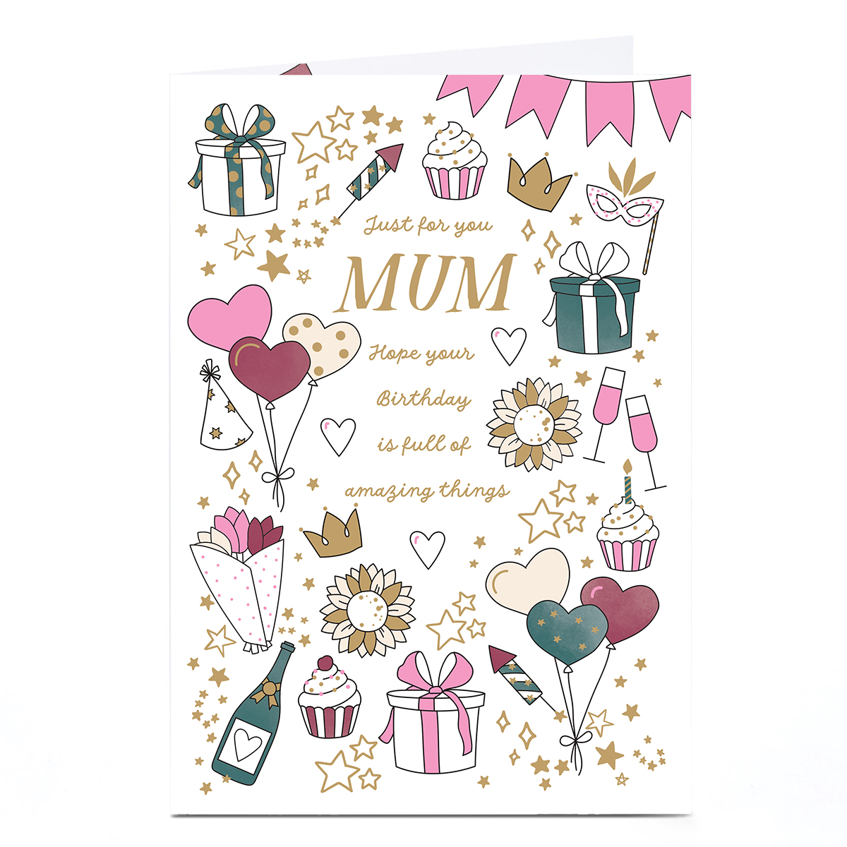 Birthday Card - Full of Amazing Things, Mum