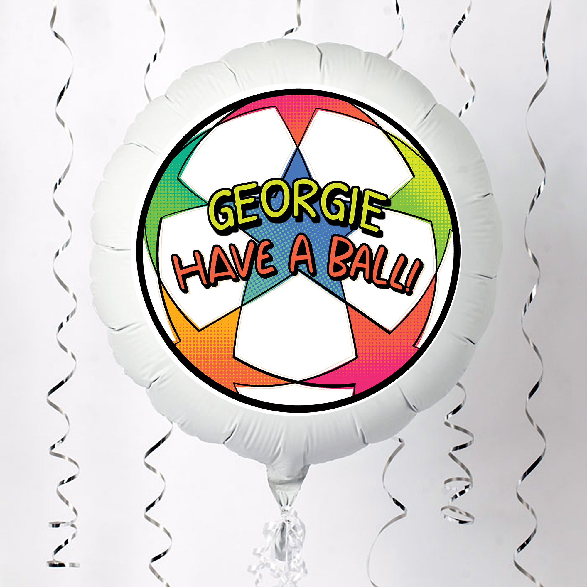 Personalised Large Helium Balloon - Have A Ball