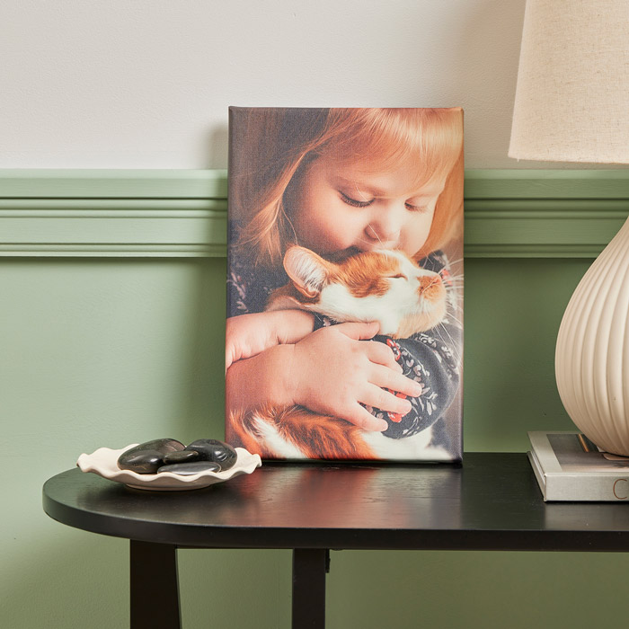 Personalised Portrait Photo Canvas 40cm x 30cm