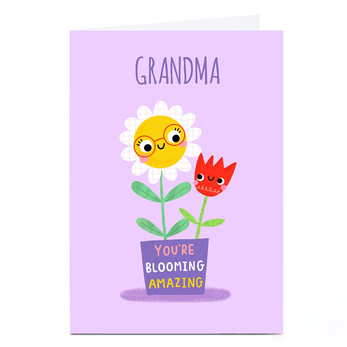 Personalised Jess Moorhouse Card - Grandma Blooming Amazing
