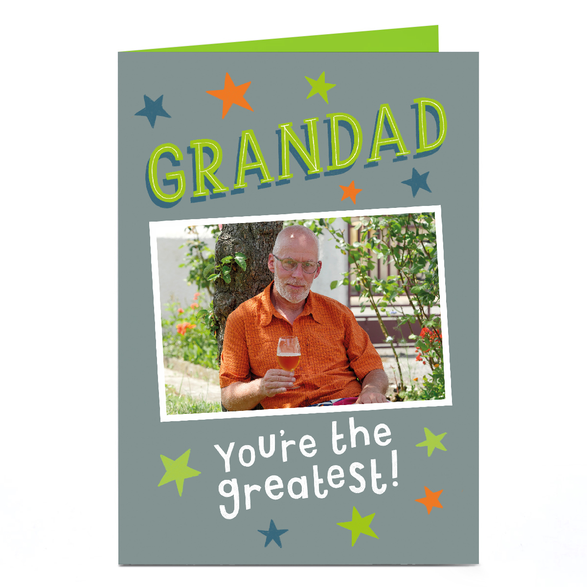 Personalised Father's Day Card - You're the greatest 1 Photo upload