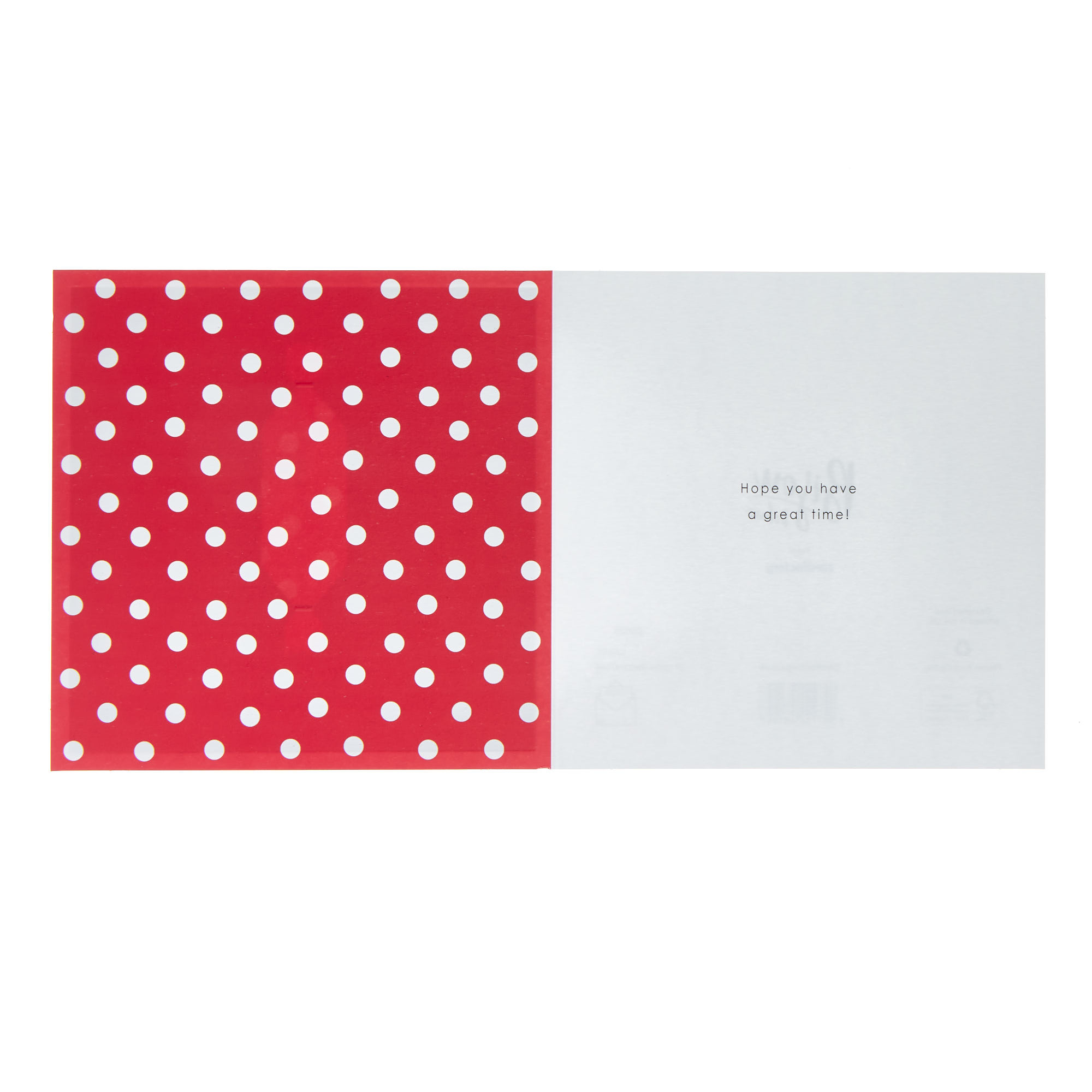 Polka Dot Cracker Christmas Card