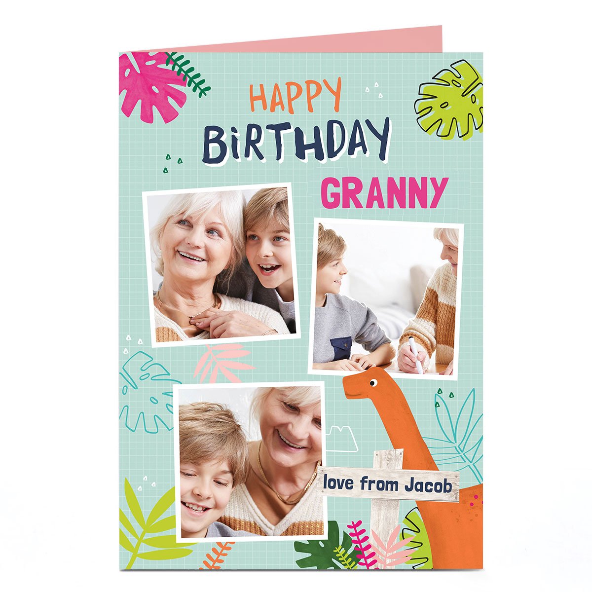 Personalised Birthday Photo Card - Happy Birthday Granny