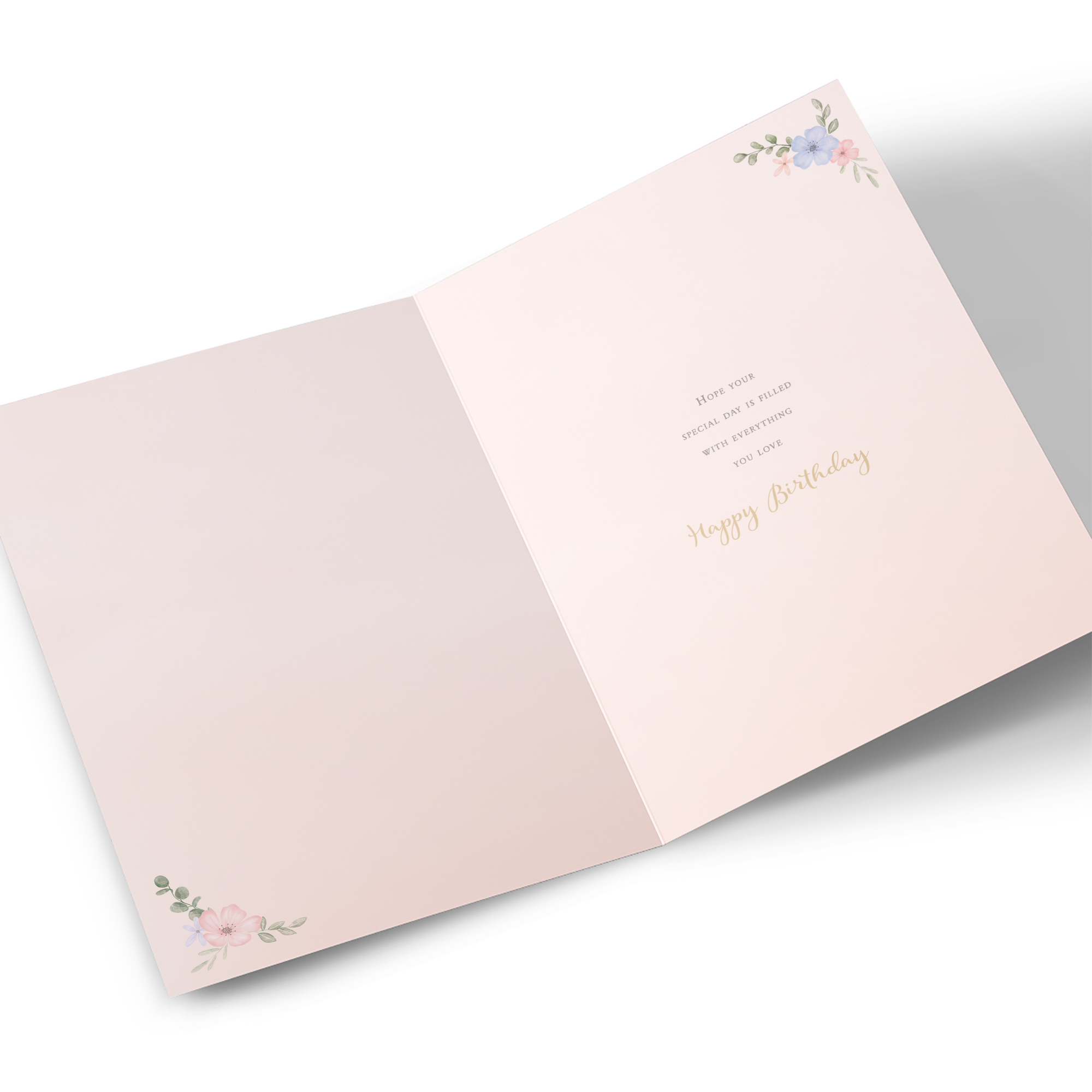 Birthday Card - Peach and Lilac Flowers, Special Mother in Law