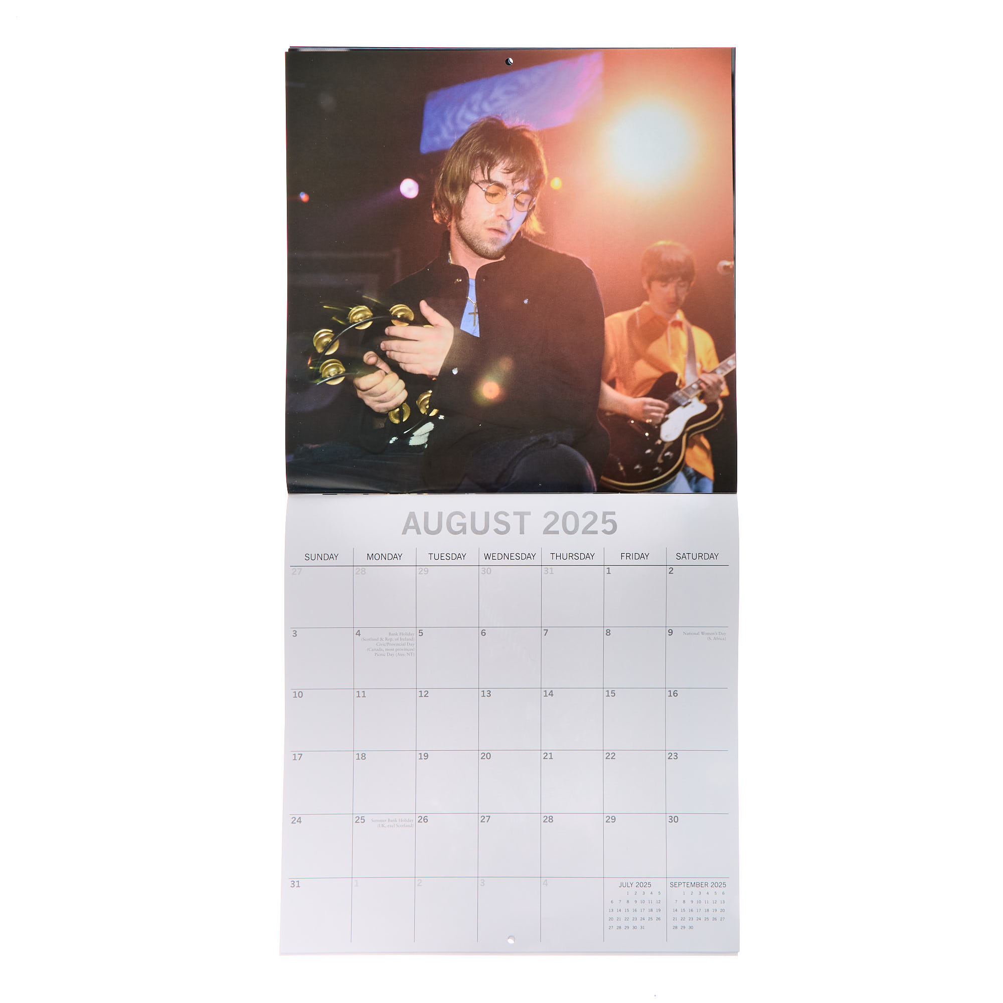 Oasis 2025 Square Calendar