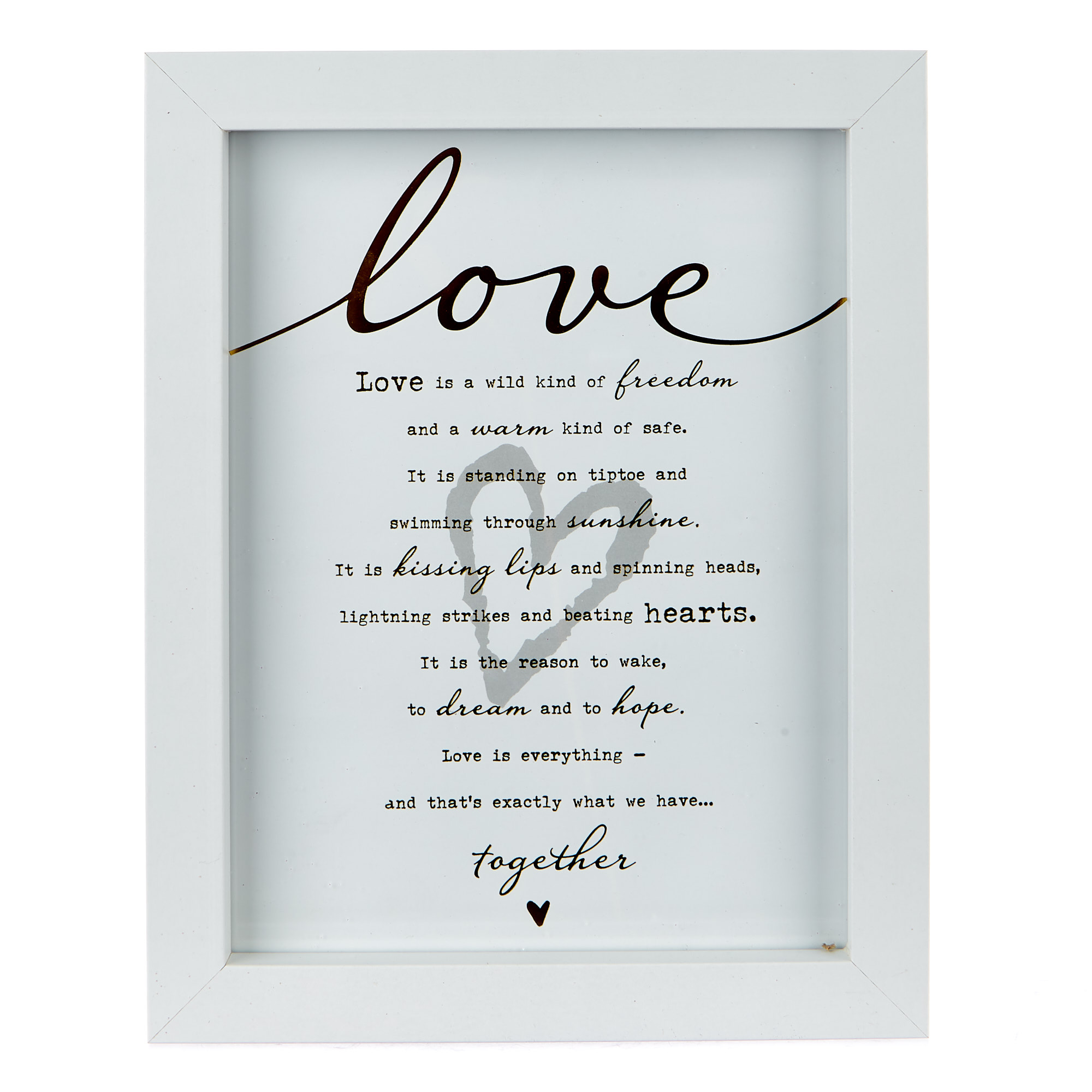 Valentine's Day Framed Hanging Wall Art