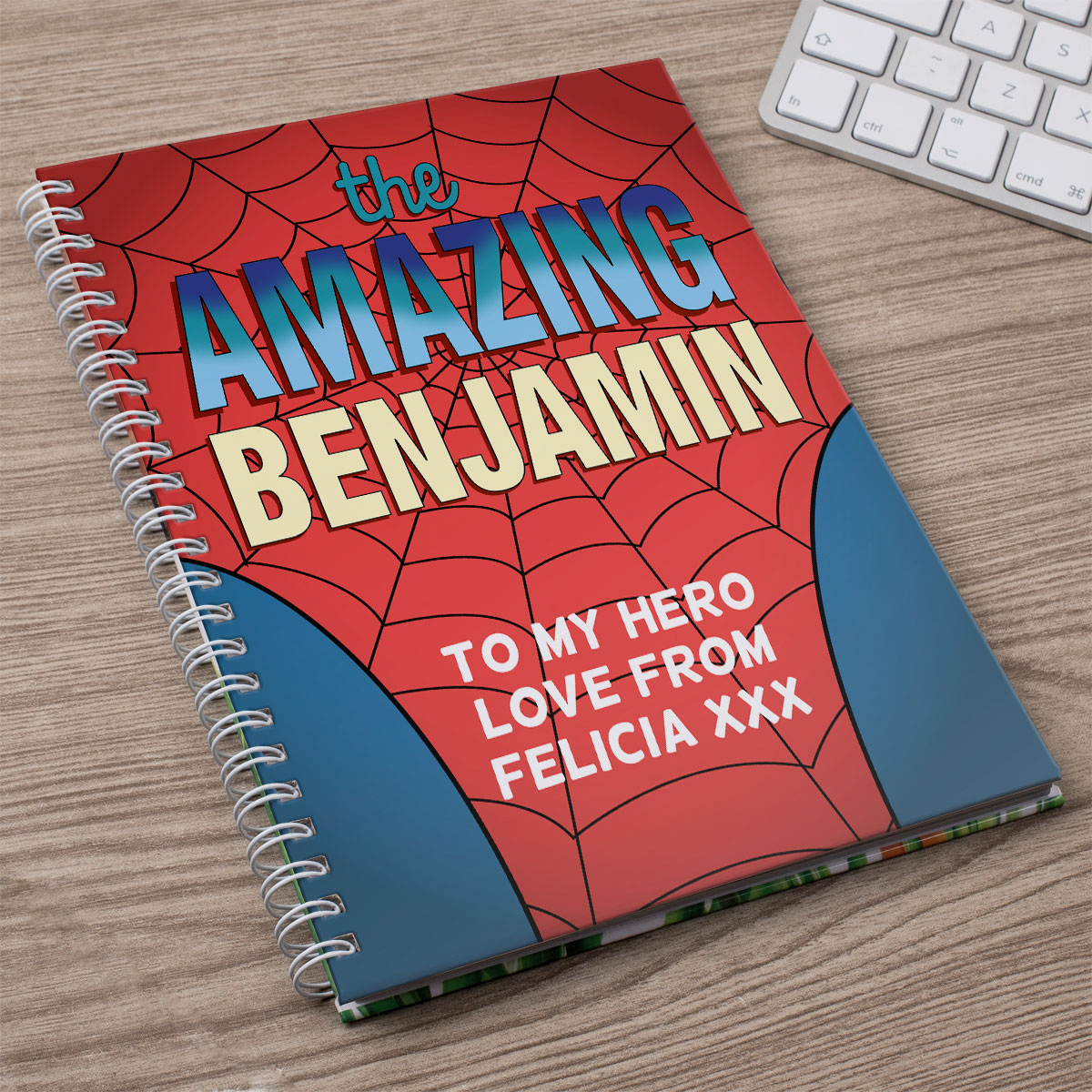 Personalised The Amazing Suit Notebook