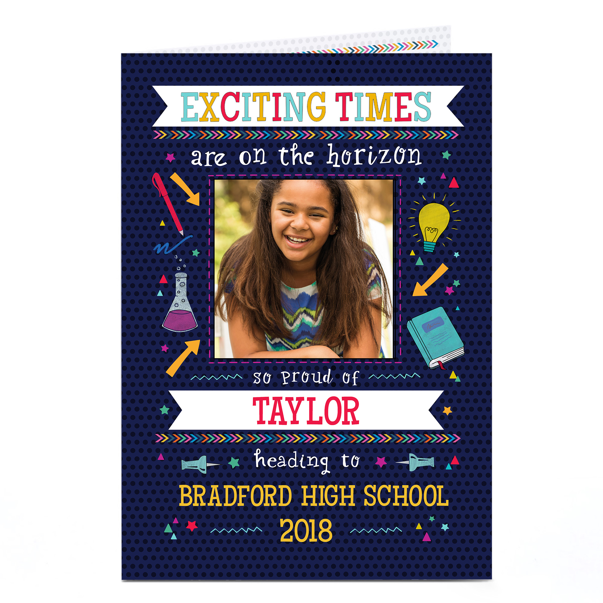 Photo Back To School Card - Exciting Times