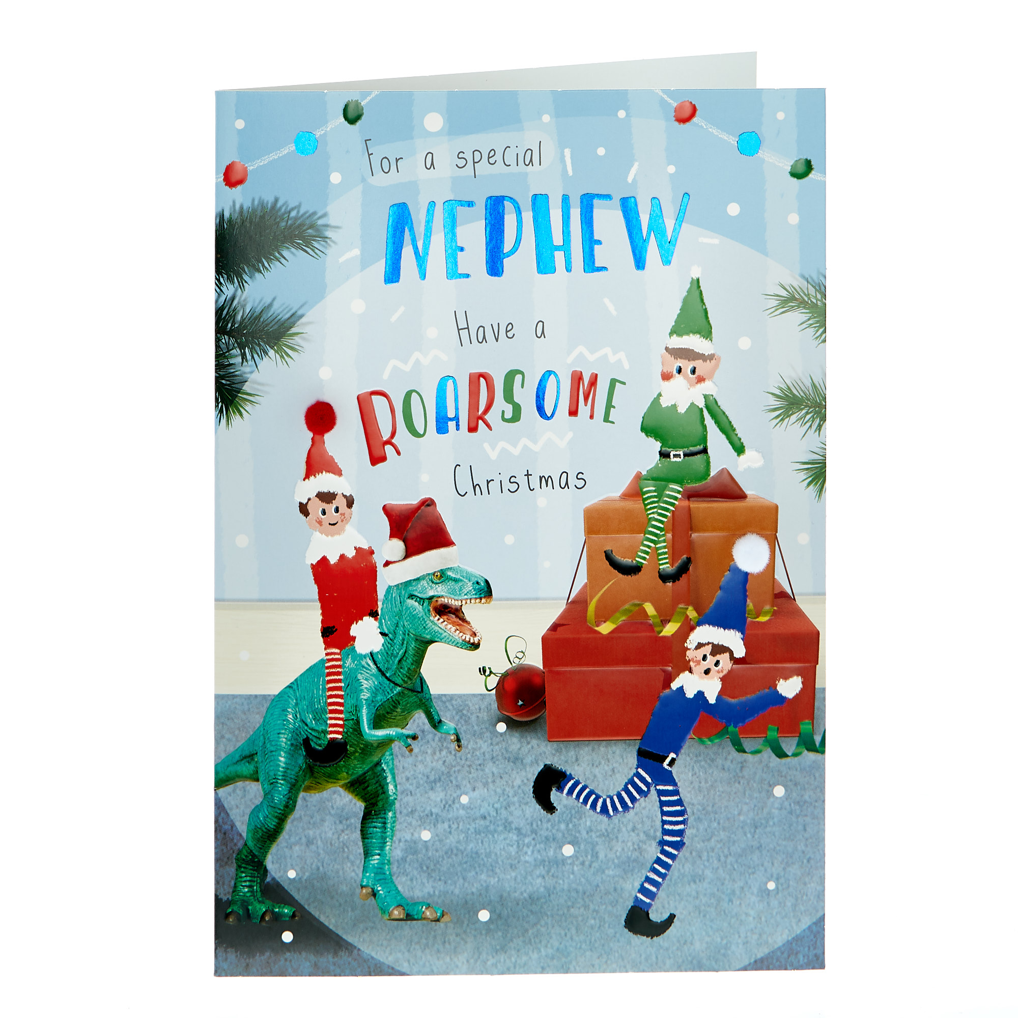 Christmas Card - Nephew Roarsome Christmas
