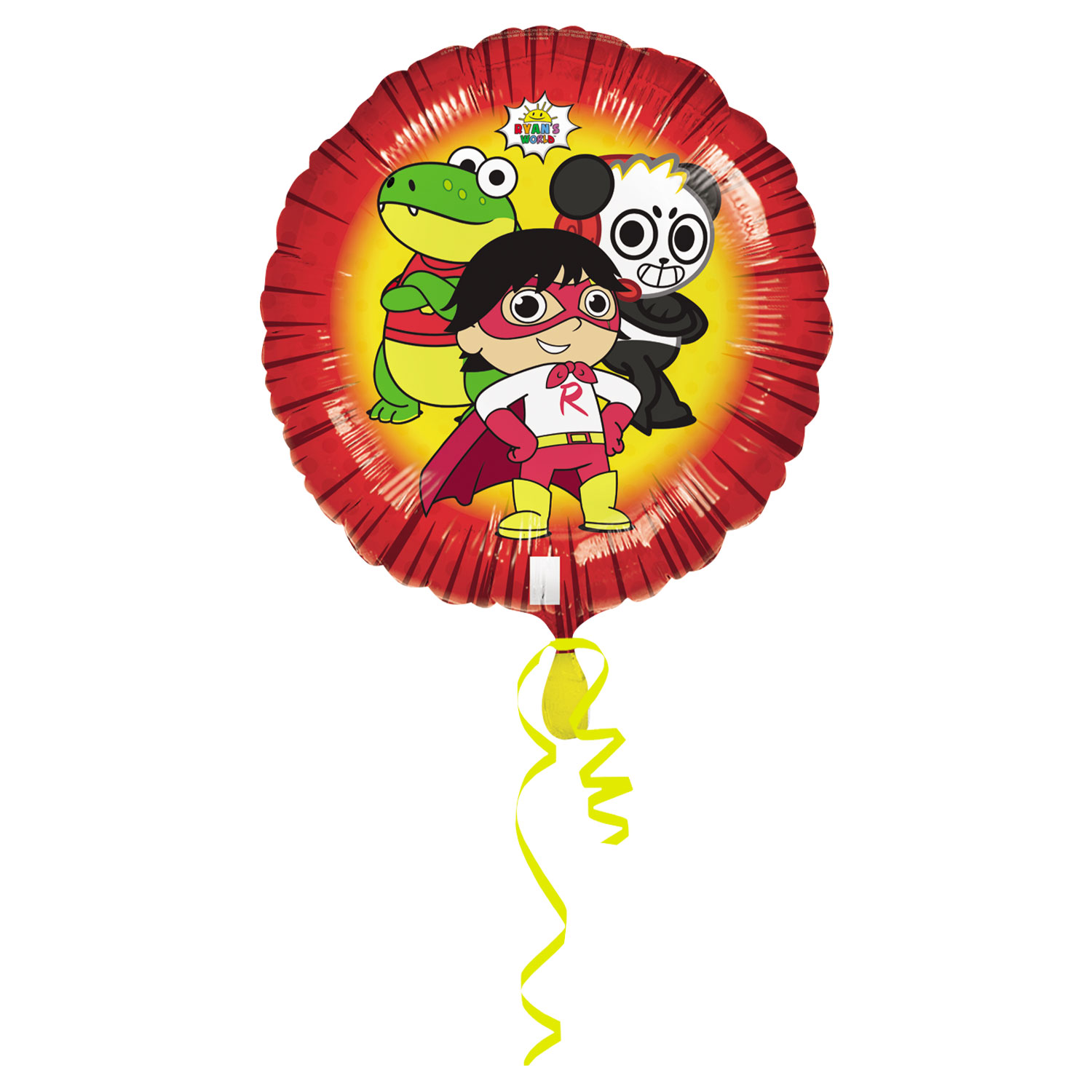 Ryan's World 18-Inch Round Foil Helium Balloon