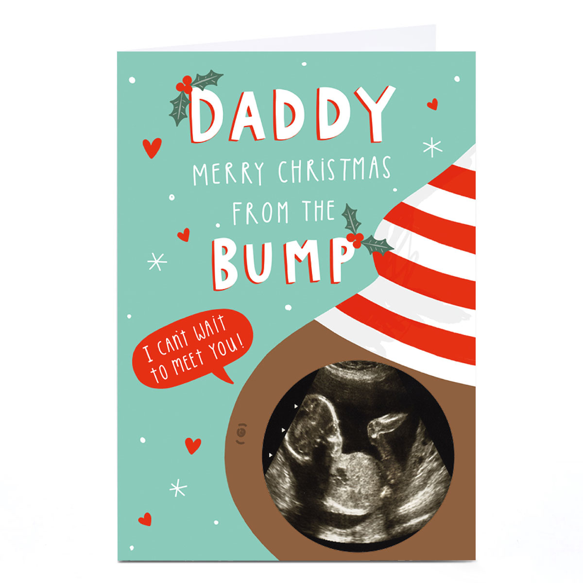 Photo Jess Moorhouse Christmas Card - Daddy From The Bump