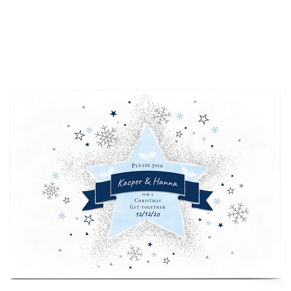 Personalised Christmas Card - Christmas Get Together 
