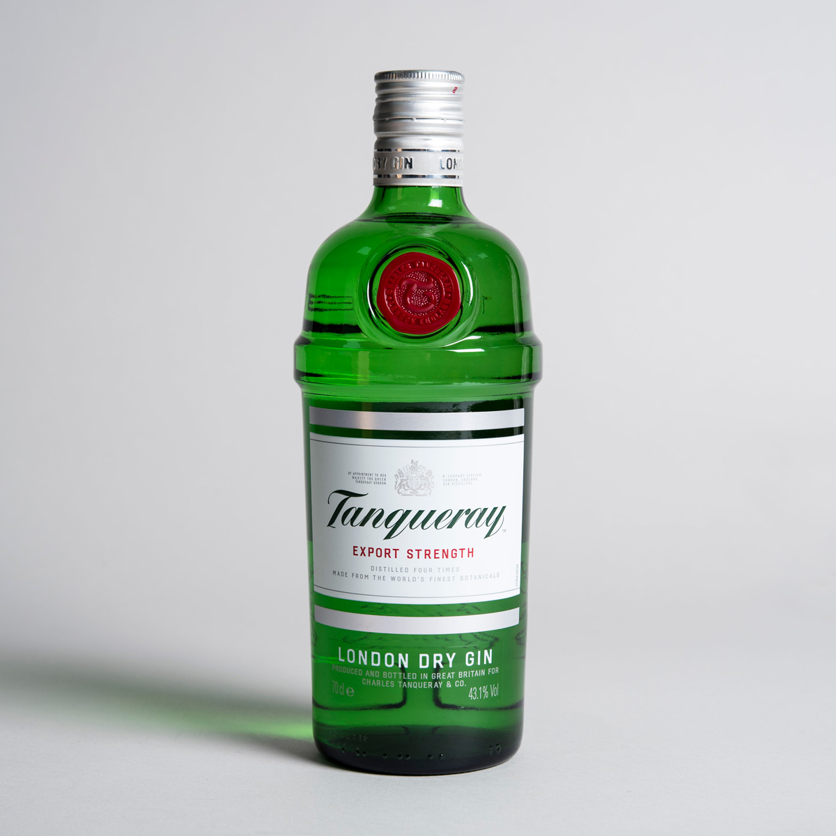 Engraved Wooden Box With Tanqueray Gin - Initials & Message