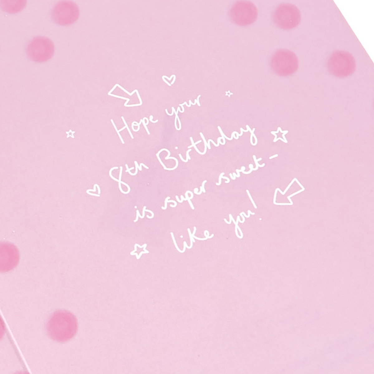 8th Birthday Card - Growing Up So Fast