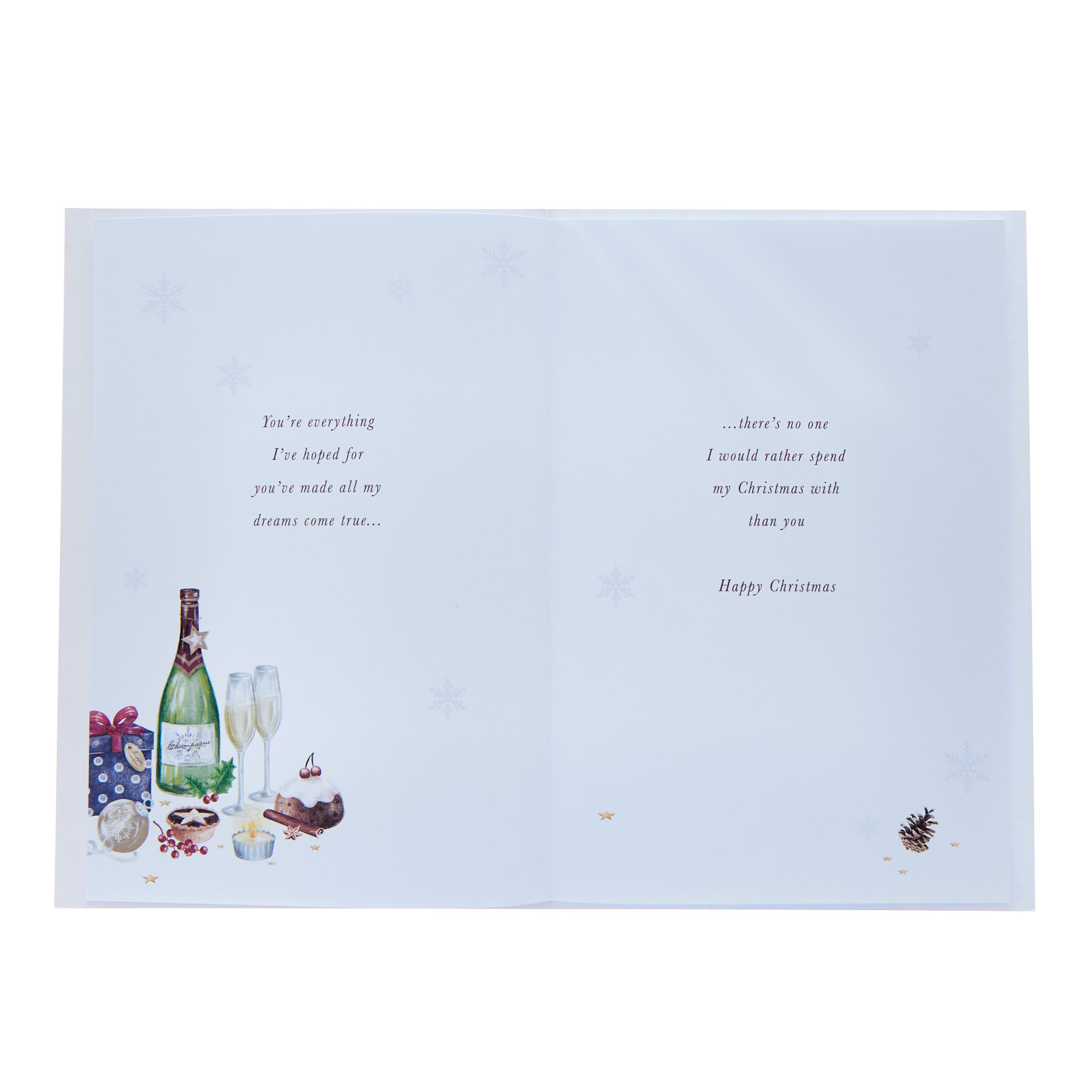 Husband Festive Feast Christmas Card