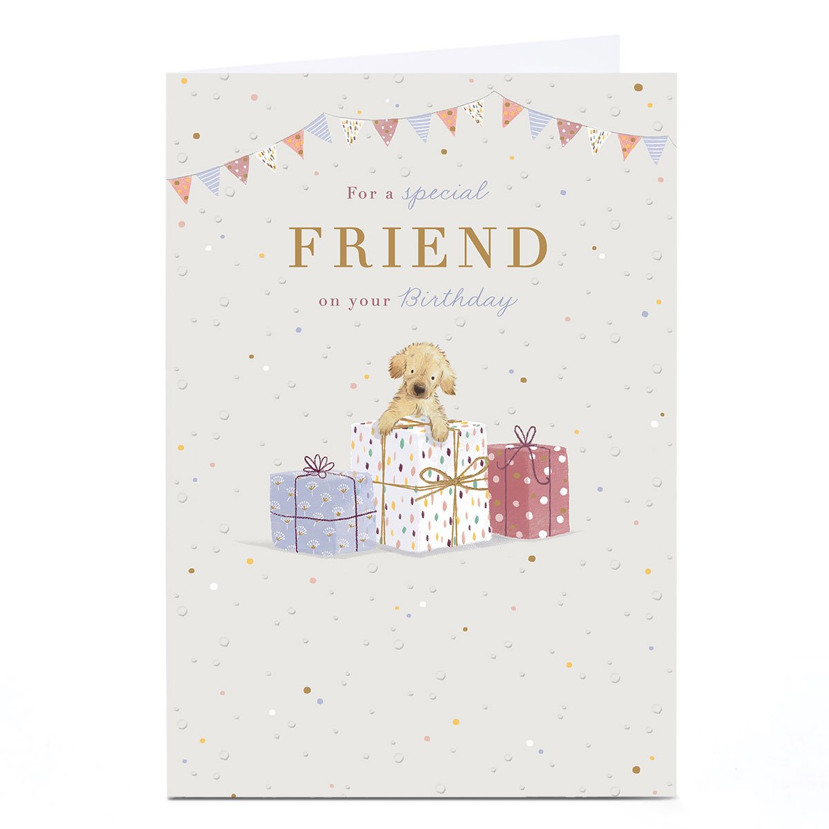Personalised Birthday Card - For A Special Friend On Your Birthday