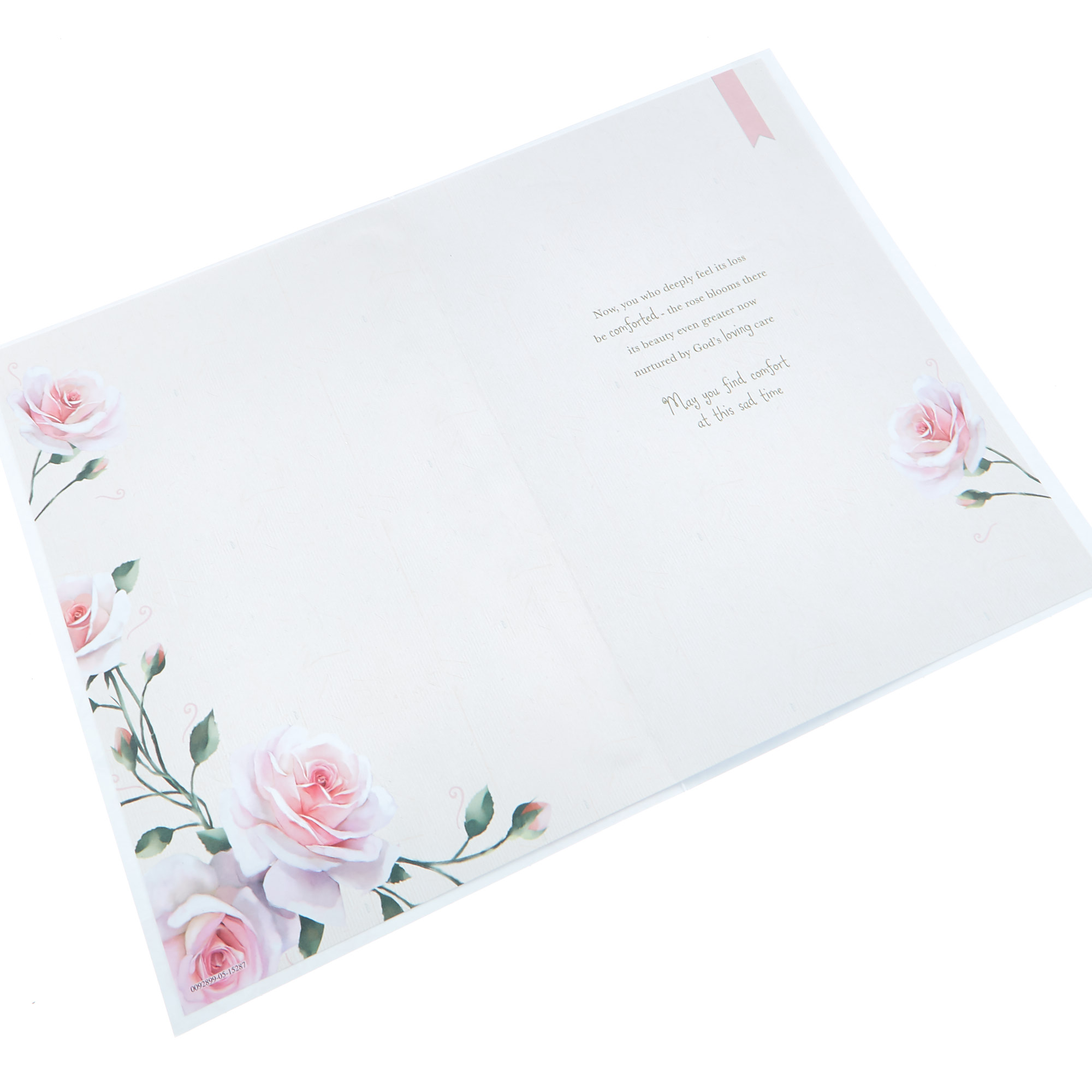Sympathy Card - Rose Beyond The Wall