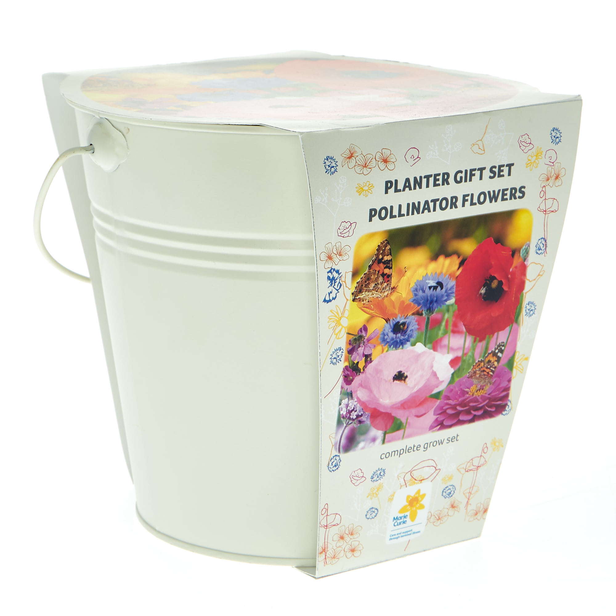 Marie Curie Pollinator Flowers Planter Gift Set