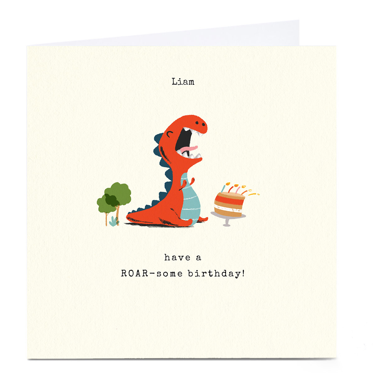 Personalised Andrew Thornton Birthday Card - Roar-some Birthday