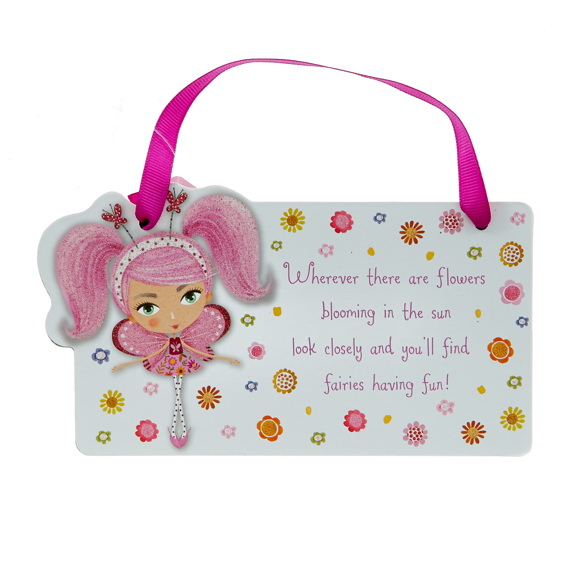 Fairies Having Fun Hanging Plaque