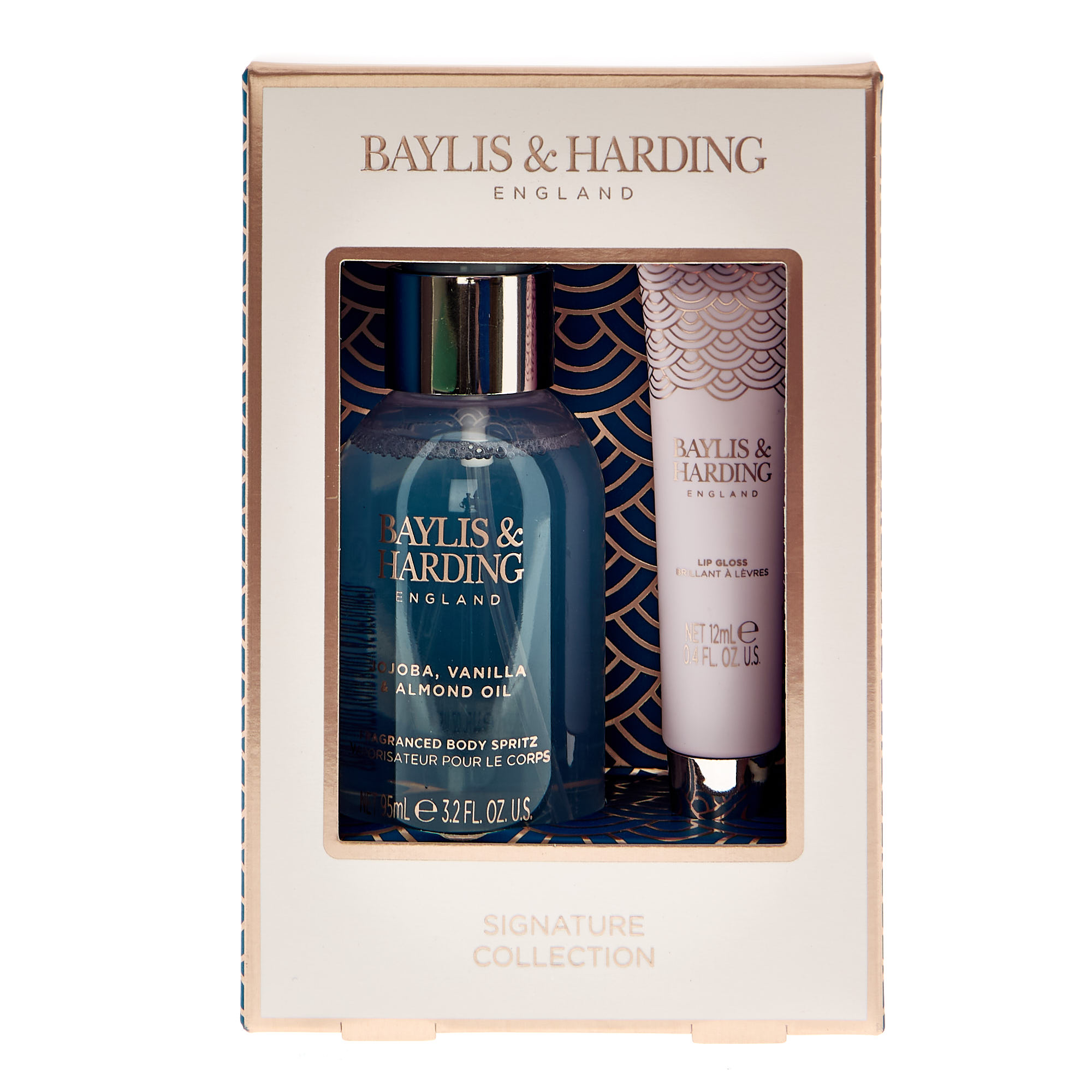 Baylis & Harding Jojoba Vanilla & Almond Oil Body Spritz & Lip Gloss