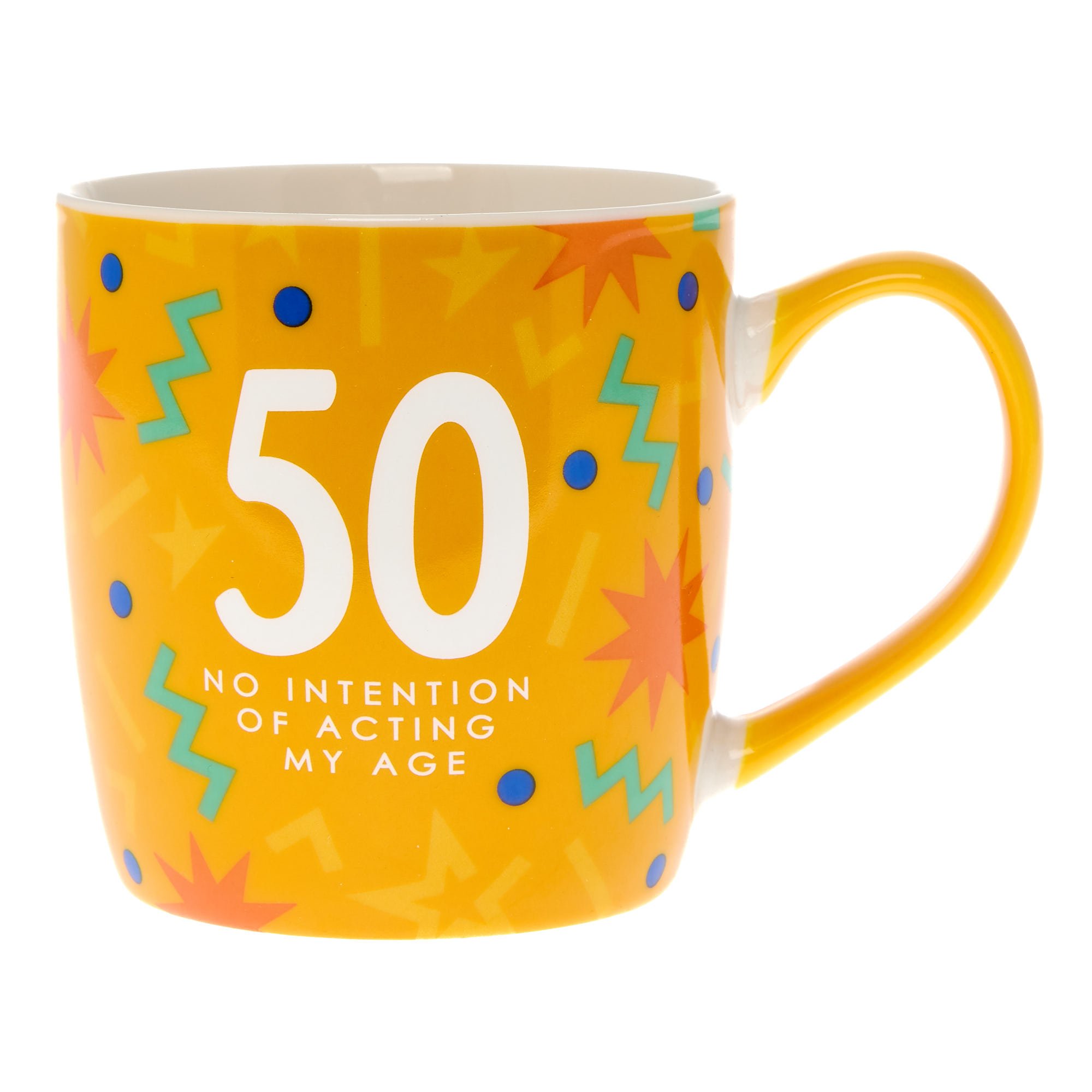 50 No Intention Of Acting My Age Mug In A Box