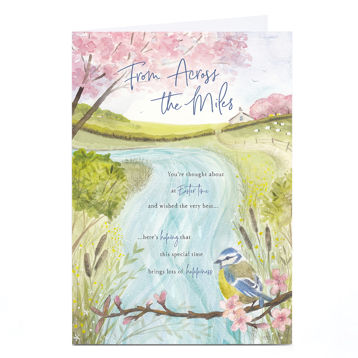 Personalised Easter Card - From Across The Miles