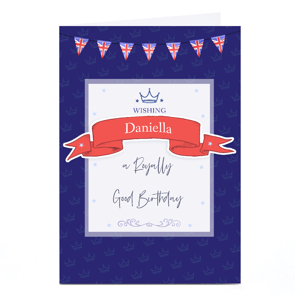 Personalised Birthday Card - Royally Good Birthday
