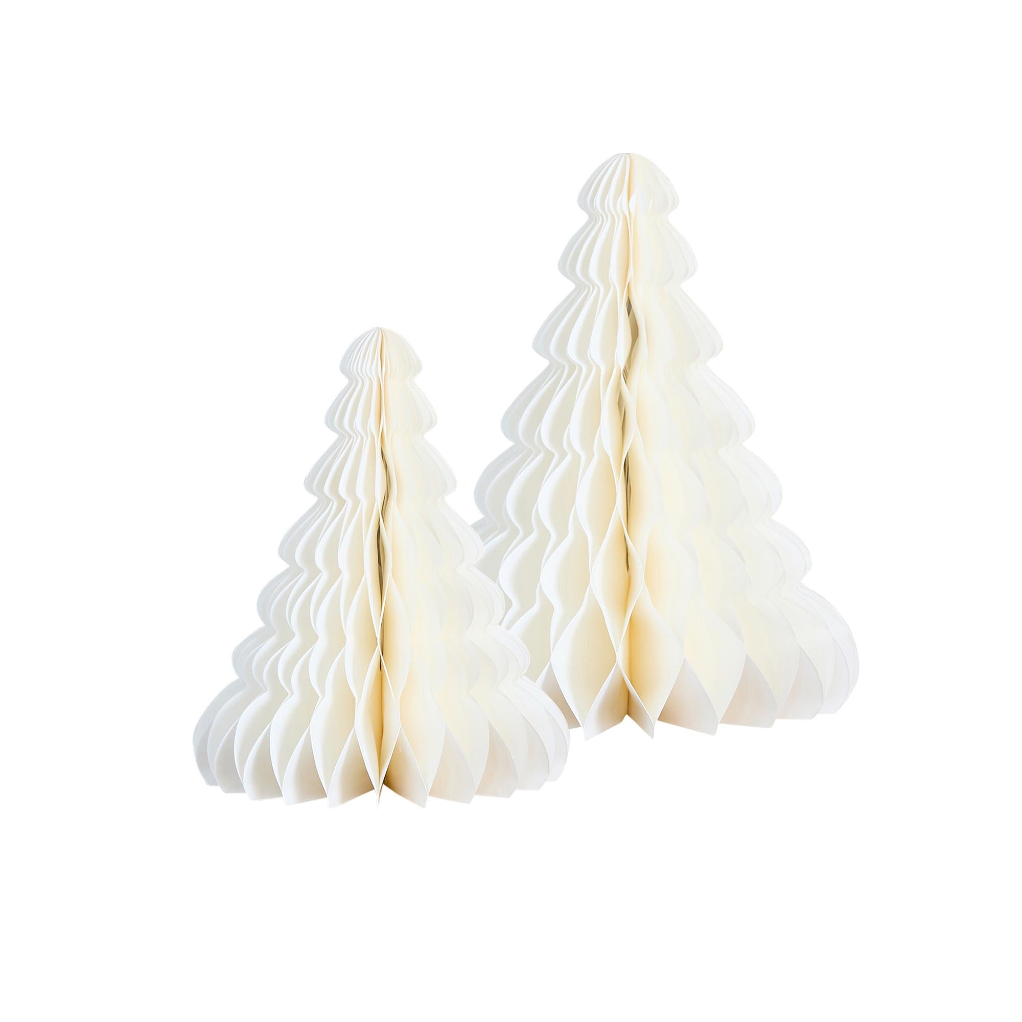 White Honeycomb Trees - Pack of 2